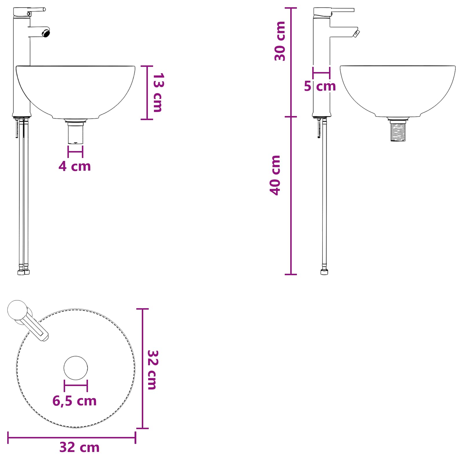 Ensemble de mobilier de salle de bain 2 pc Chêne Sonoma