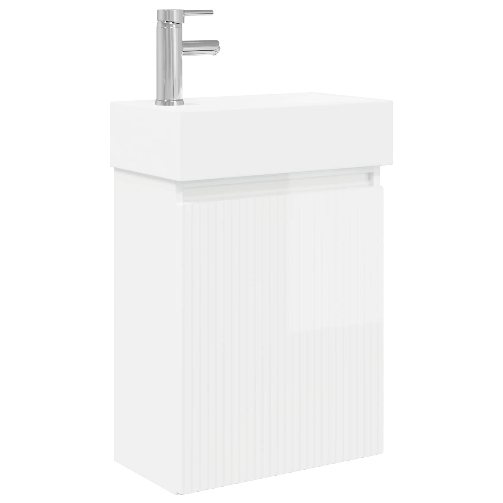 Meuble de salle de bain avec robinet Blanc brillant - XIOS