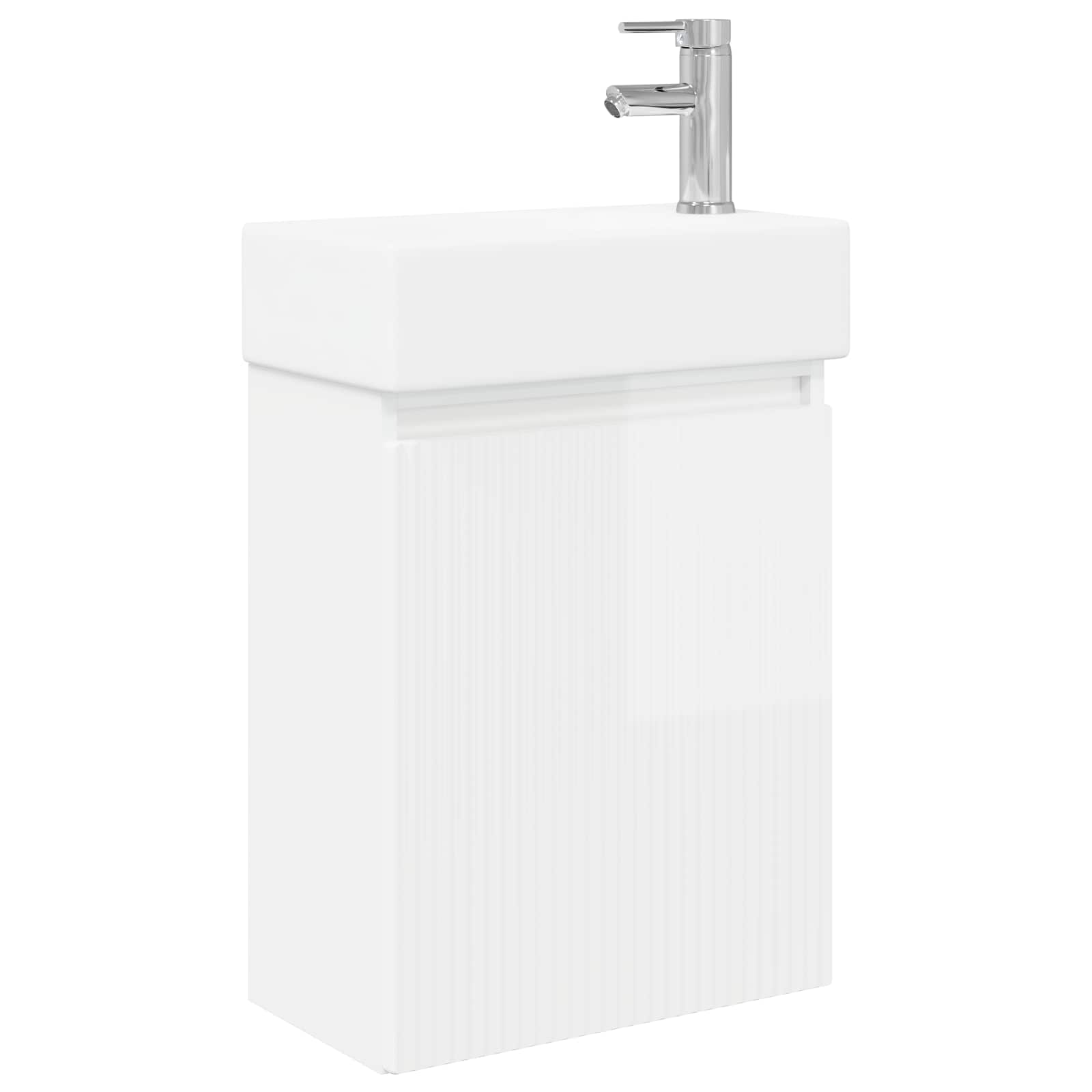 Meuble de salle de bain avec robinet Blanc brillant - XIOS