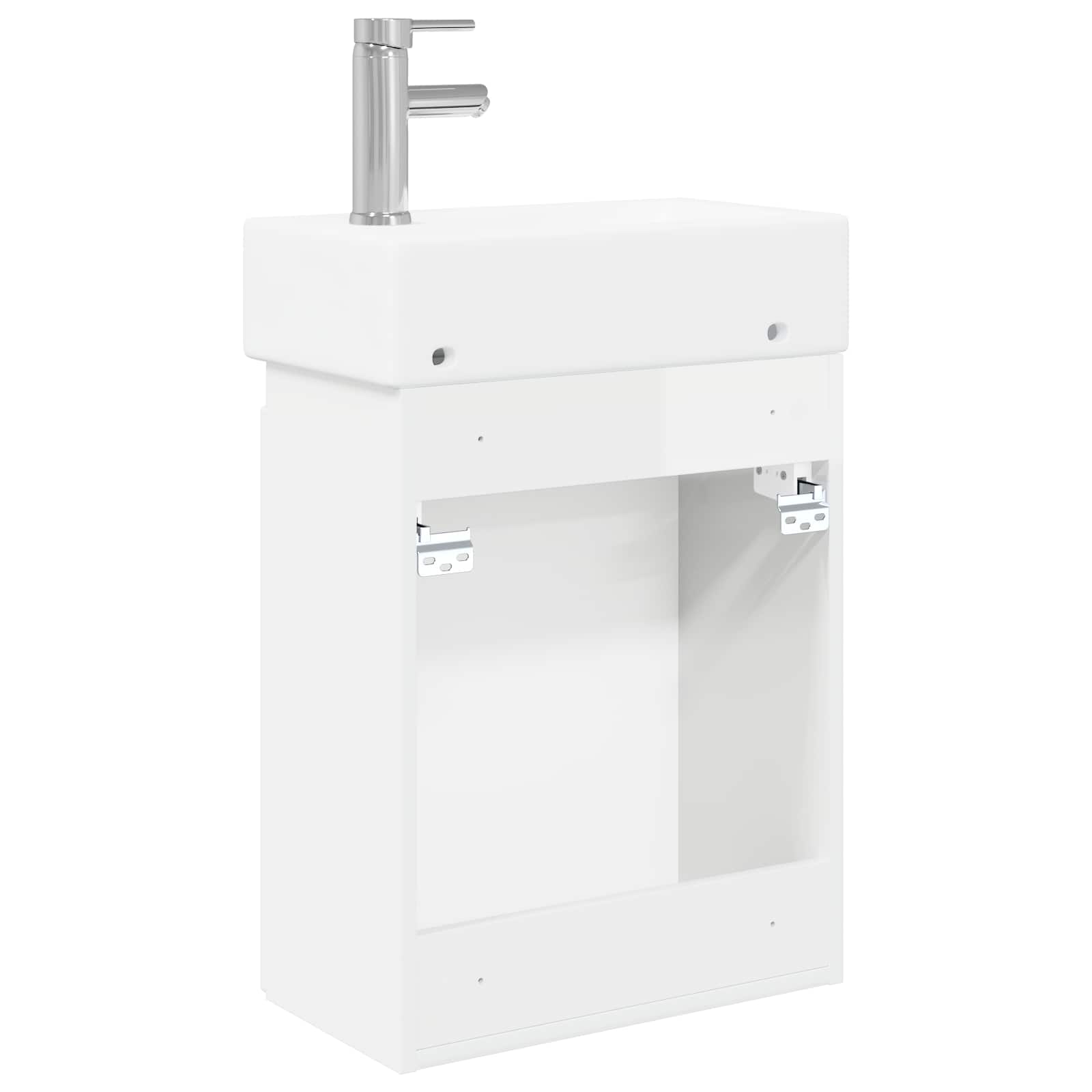 Meuble de salle de bain avec robinet Blanc brillant - XIOS