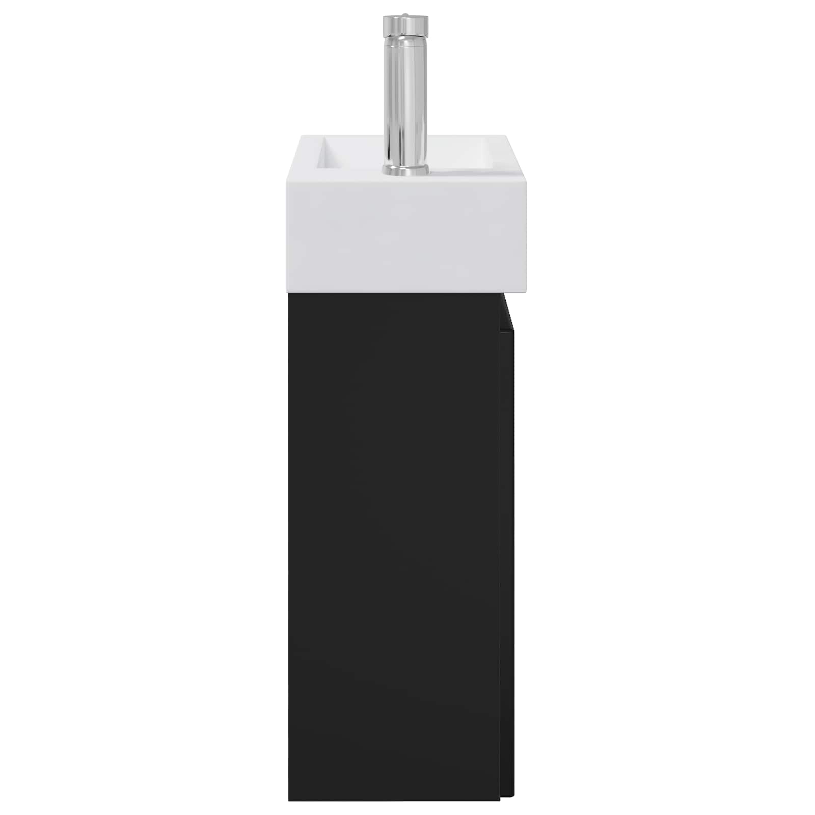 Meuble de salle de bain avec robinet Noir 45,5 x 22,5 x 84 cm - XIOS