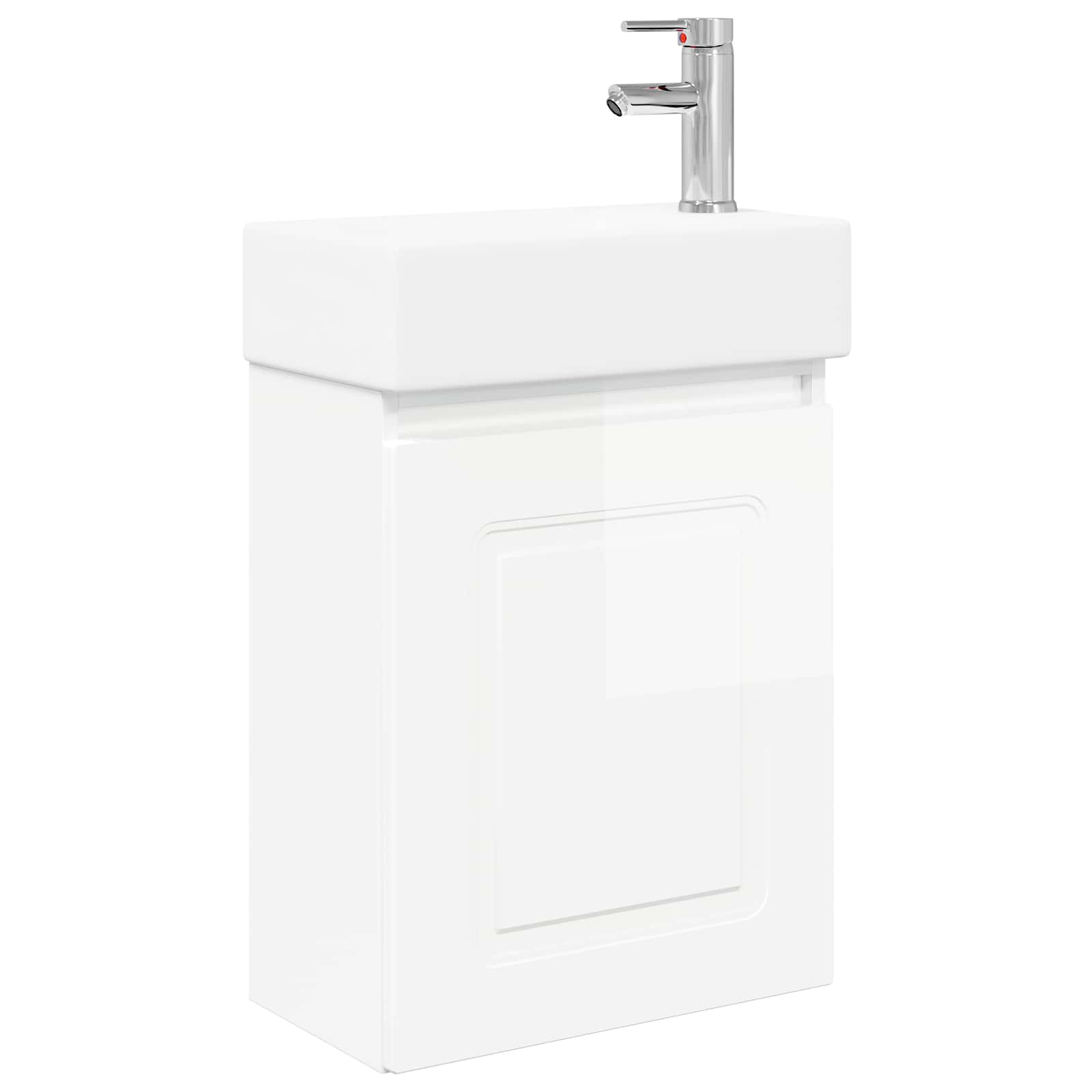 Meuble de salle de bain avec robinet Blanc brillant - XIOS