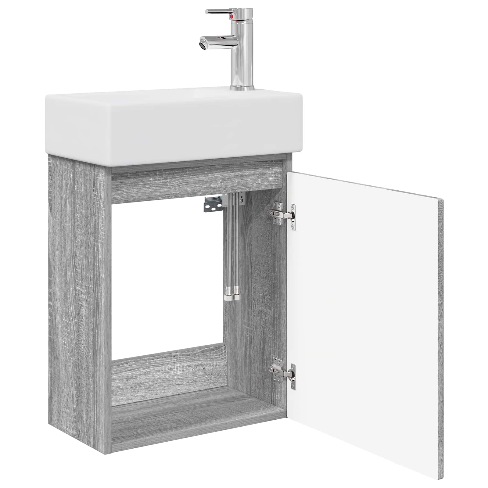 Meuble de salle de bain avec robinet Sonoma gris - XIOS
