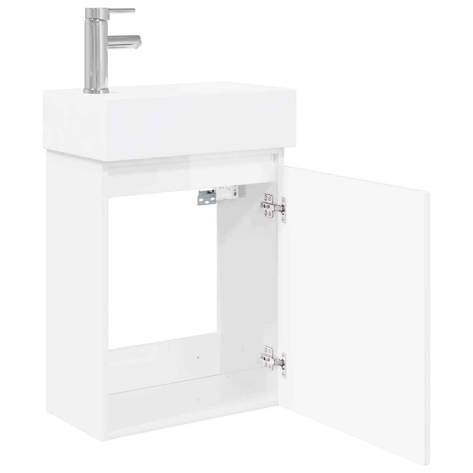 Meuble de salle de bain avec robinet Blanc brillant - XIOS