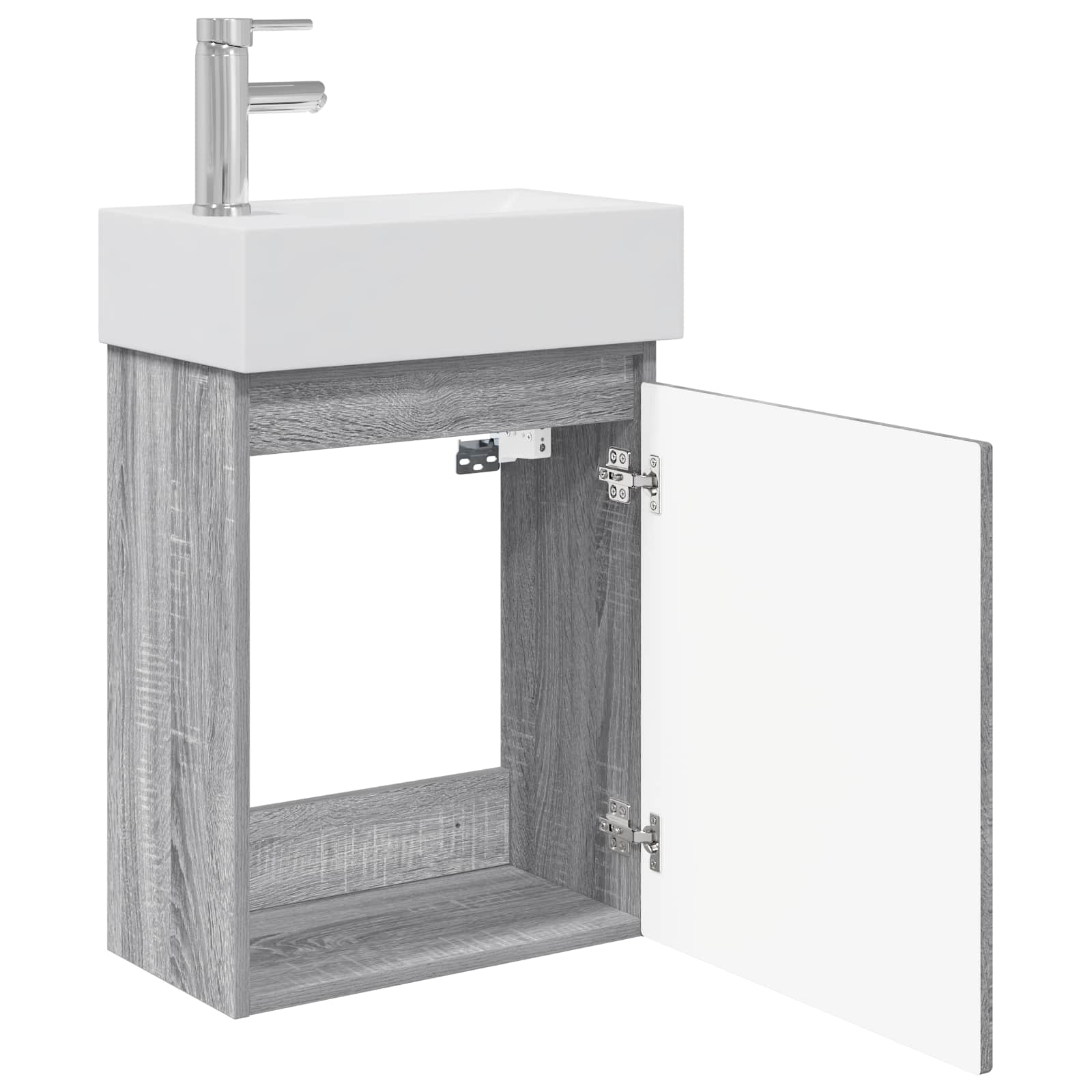 Meuble de salle de bain avec robinet Sonoma gris - XIOS
