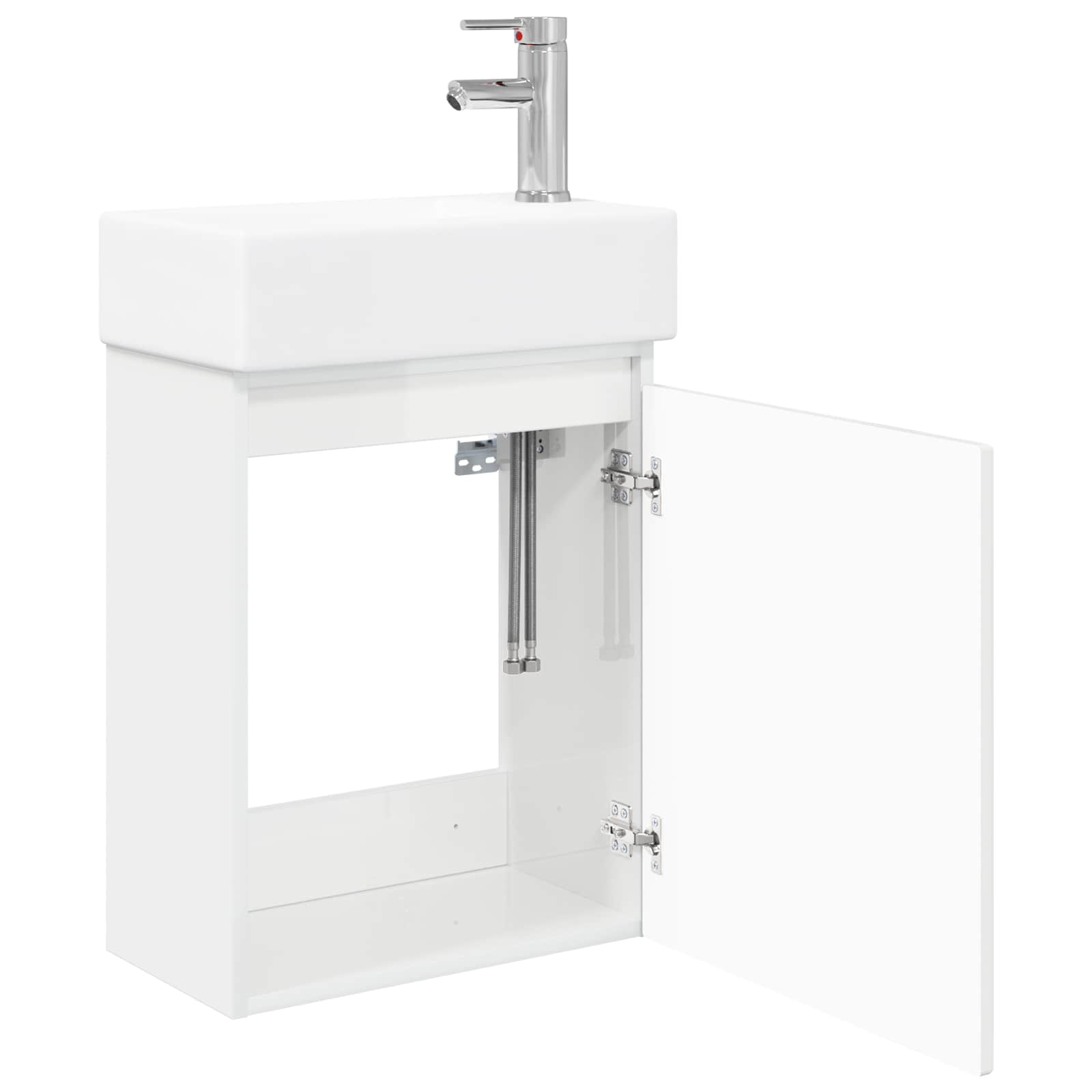 Meuble de salle de bain avec robinet Blanc brillant - XIOS