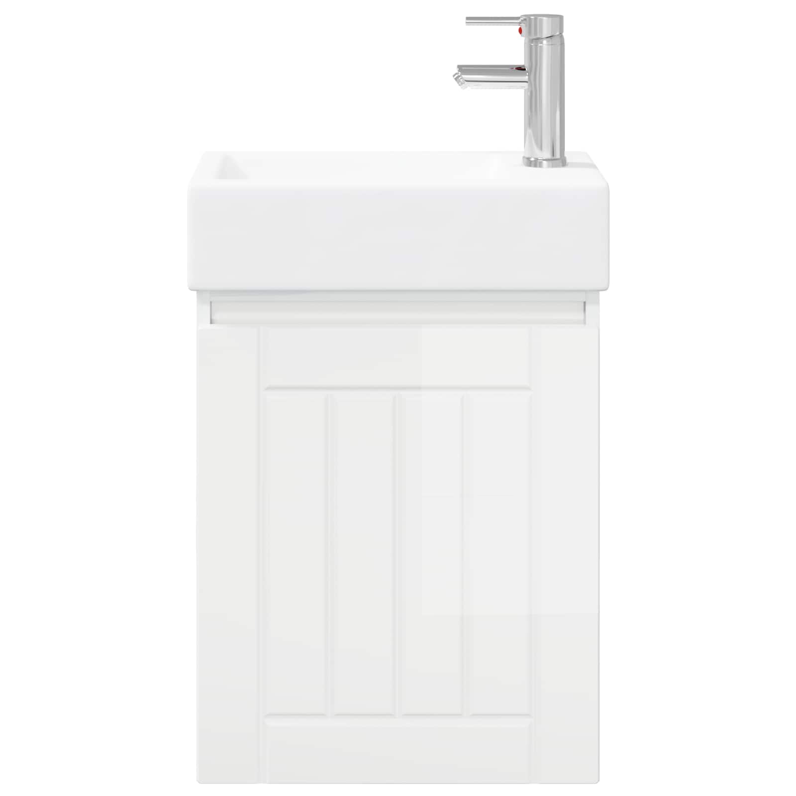 Meuble de salle de bain avec robinet Blanc brillant - XIOS