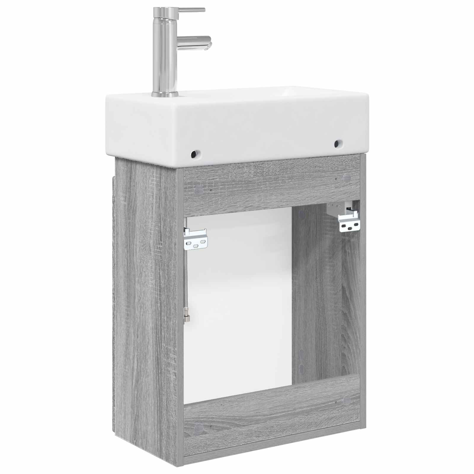 Meuble de salle de bain avec robinet Sonoma gris - XIOS
