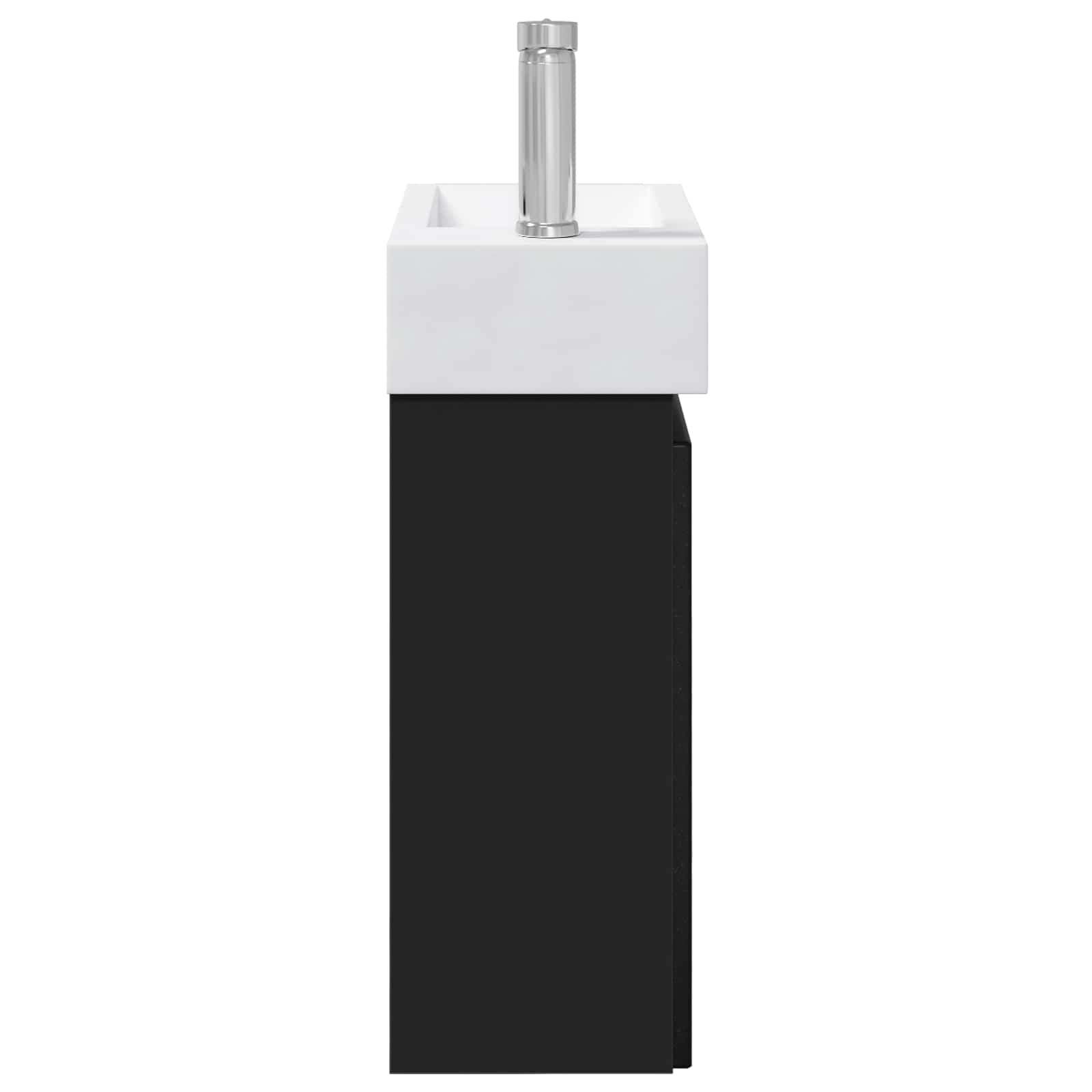 Meuble de salle de bain avec robinet Noir 45,5 x 22,5 x 84 cm - XIOS