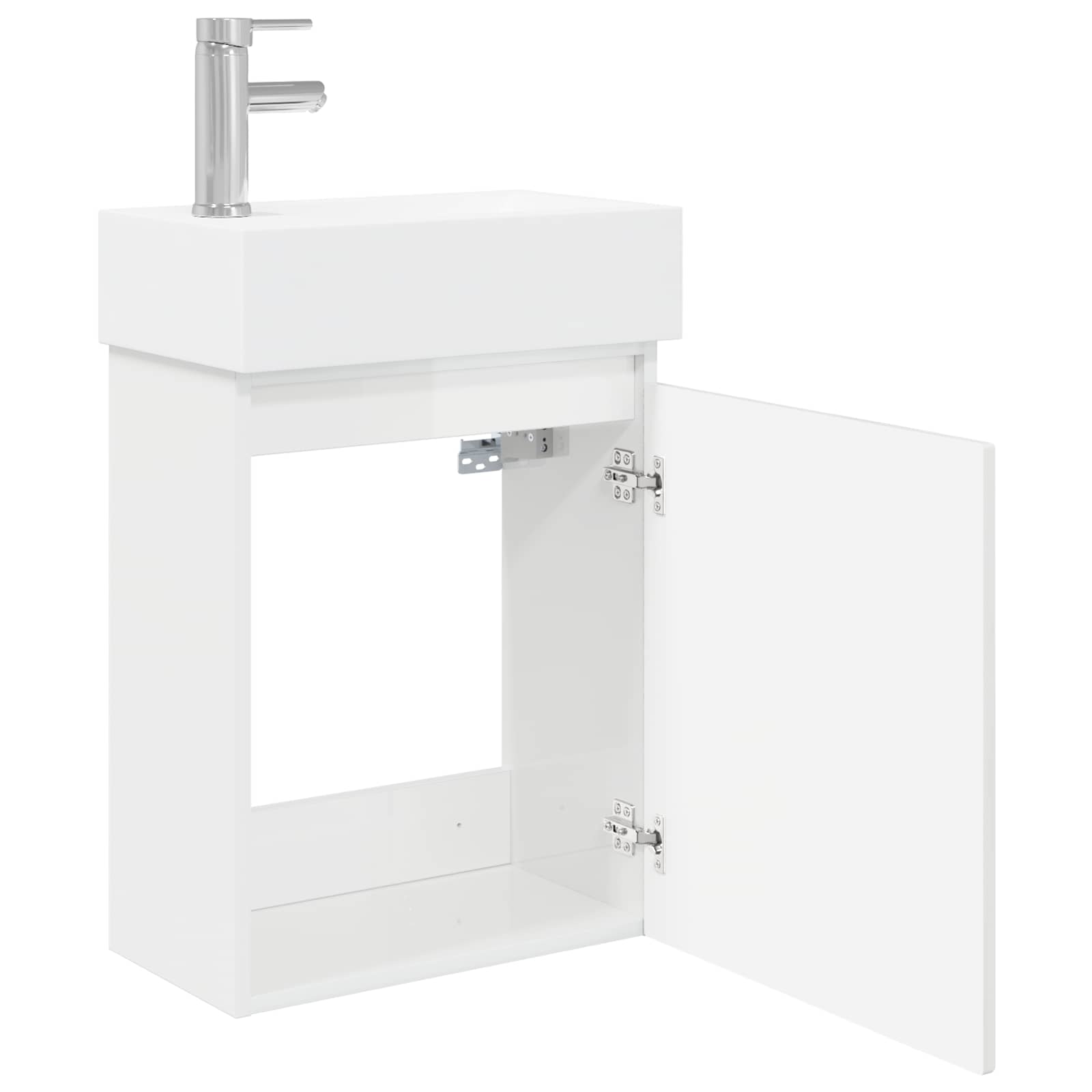 Meuble de salle de bain avec robinet Blanc brillant - XIOS