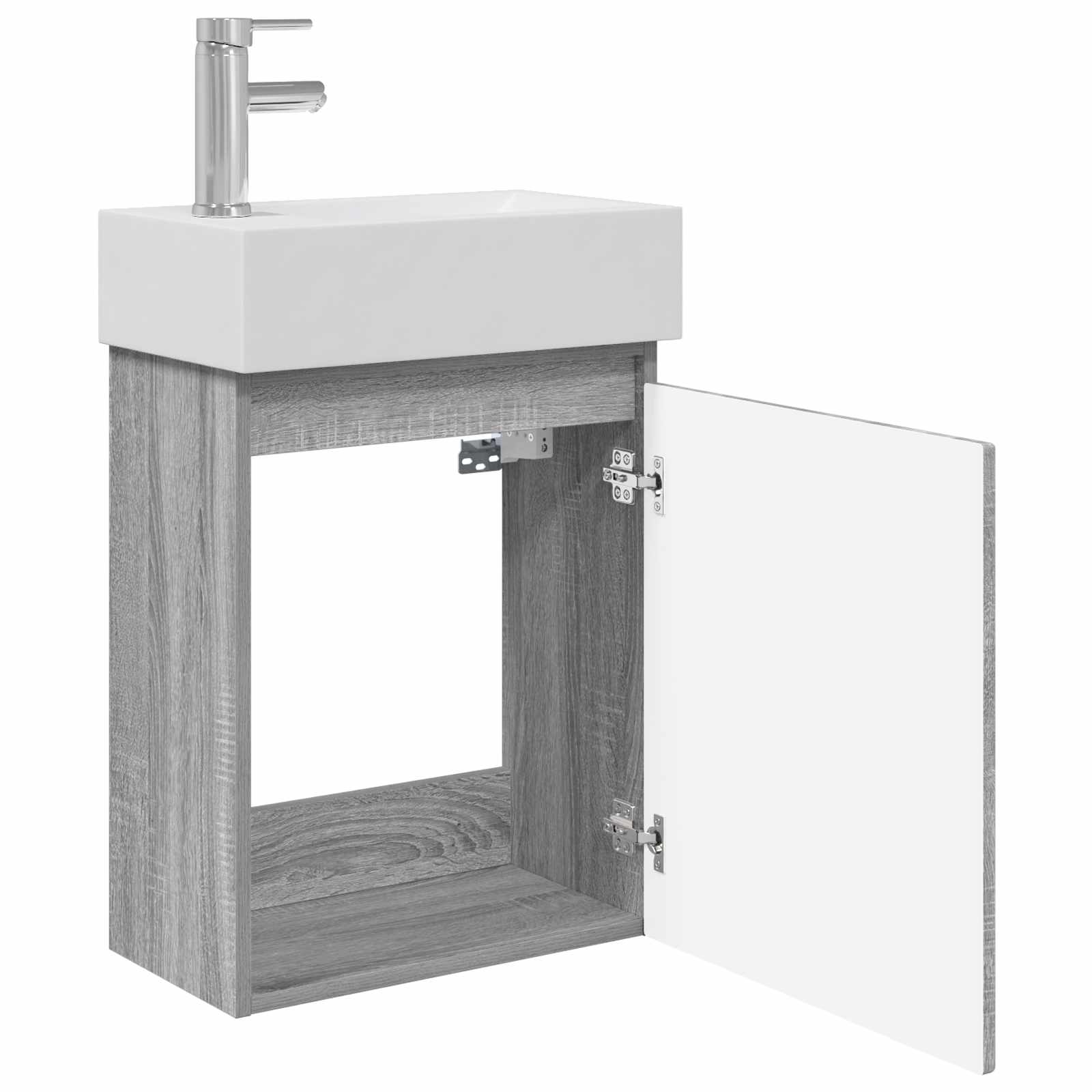Meuble de salle de bain avec robinet Sonoma gris - XIOS