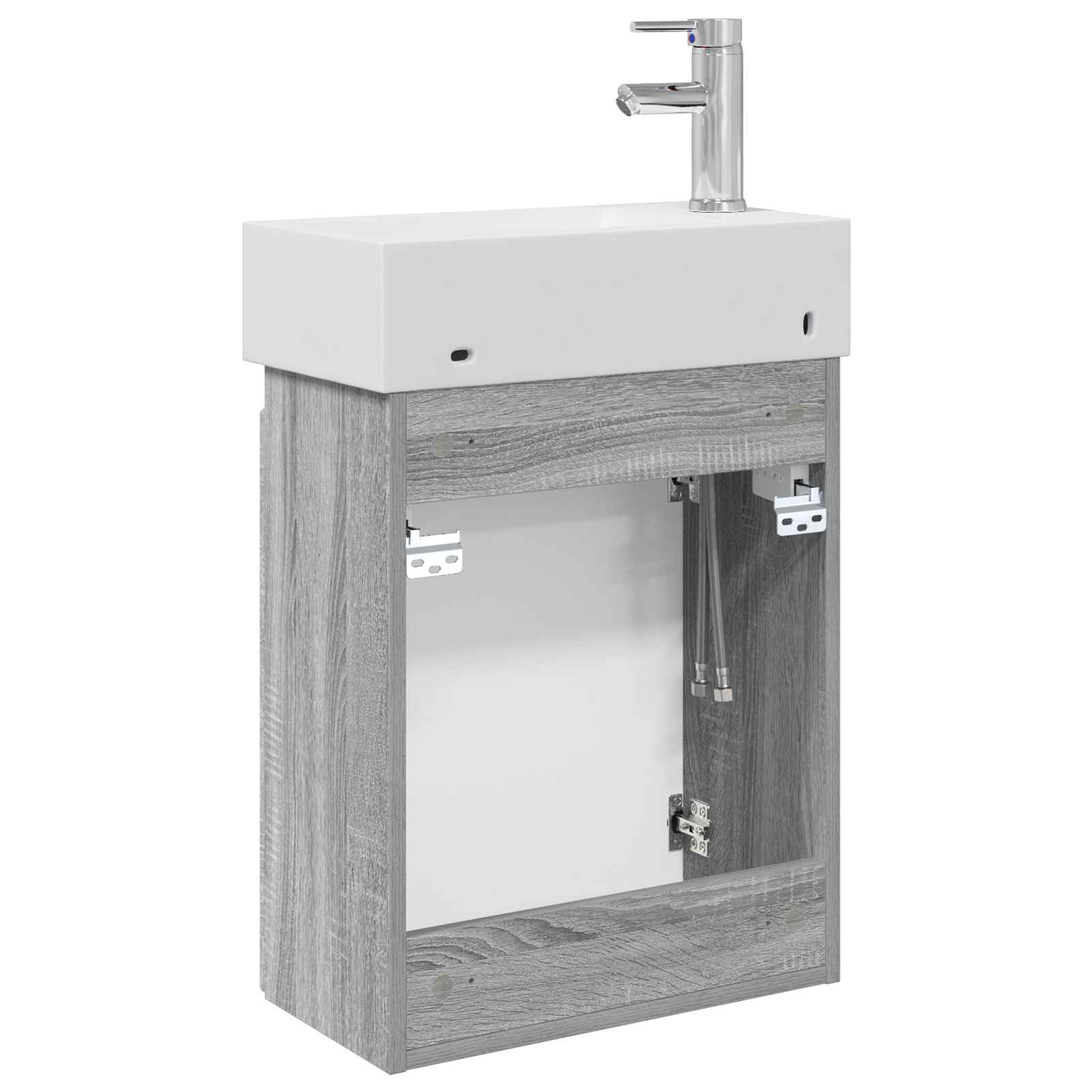 Meuble de salle de bain avec robinet Sonoma gris - XIOS