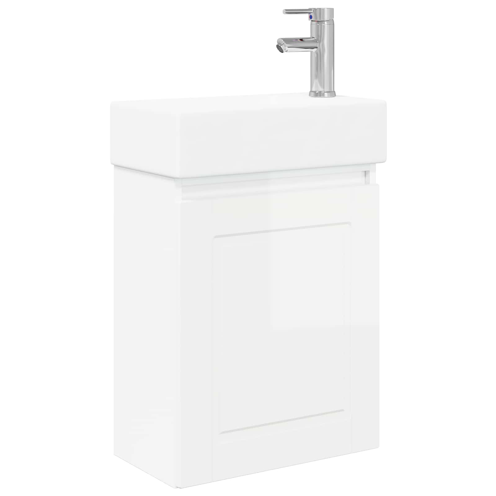 Meuble de salle de bain avec robinet Blanc brillant - XIOS