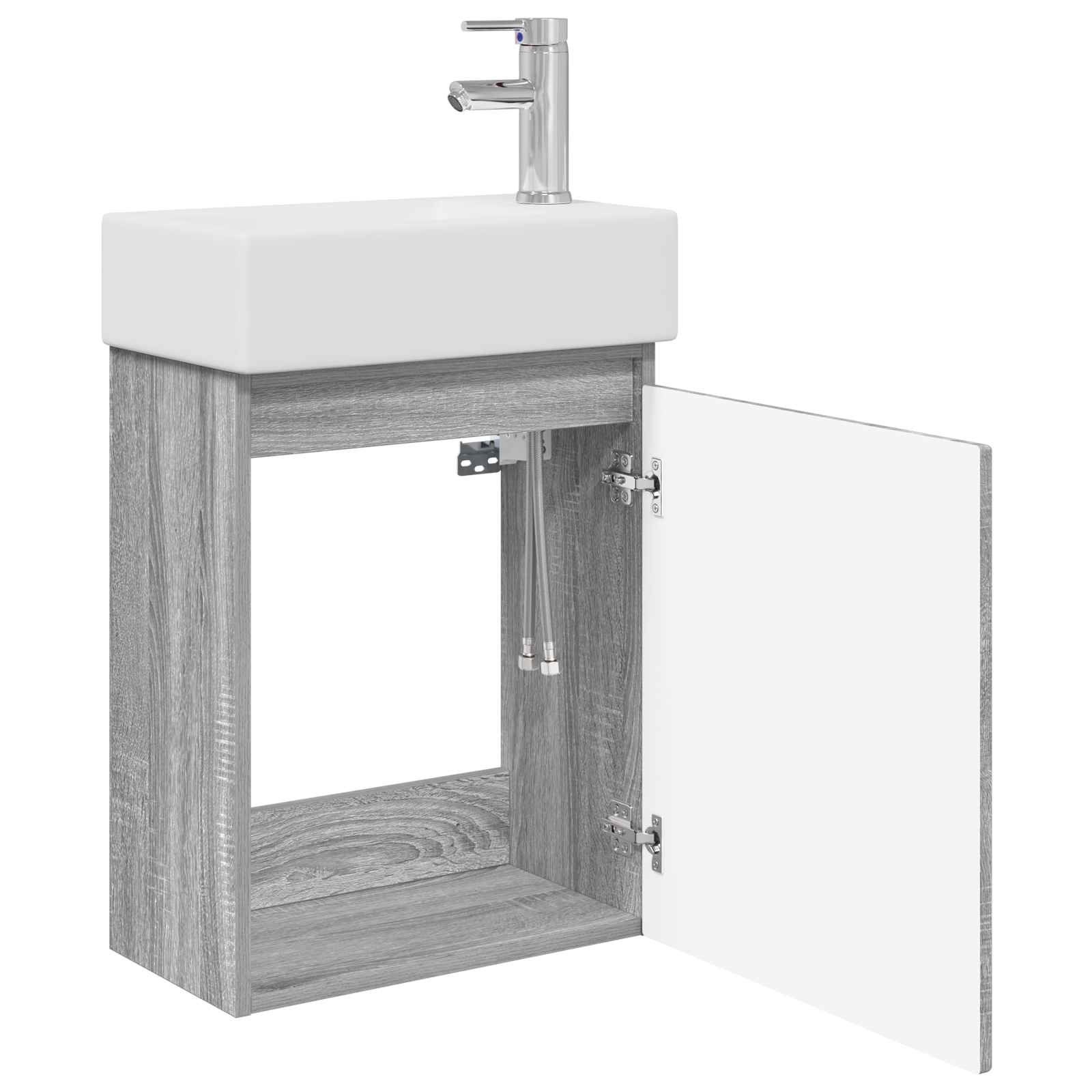 Meuble de salle de bain avec robinet Sonoma gris - XIOS