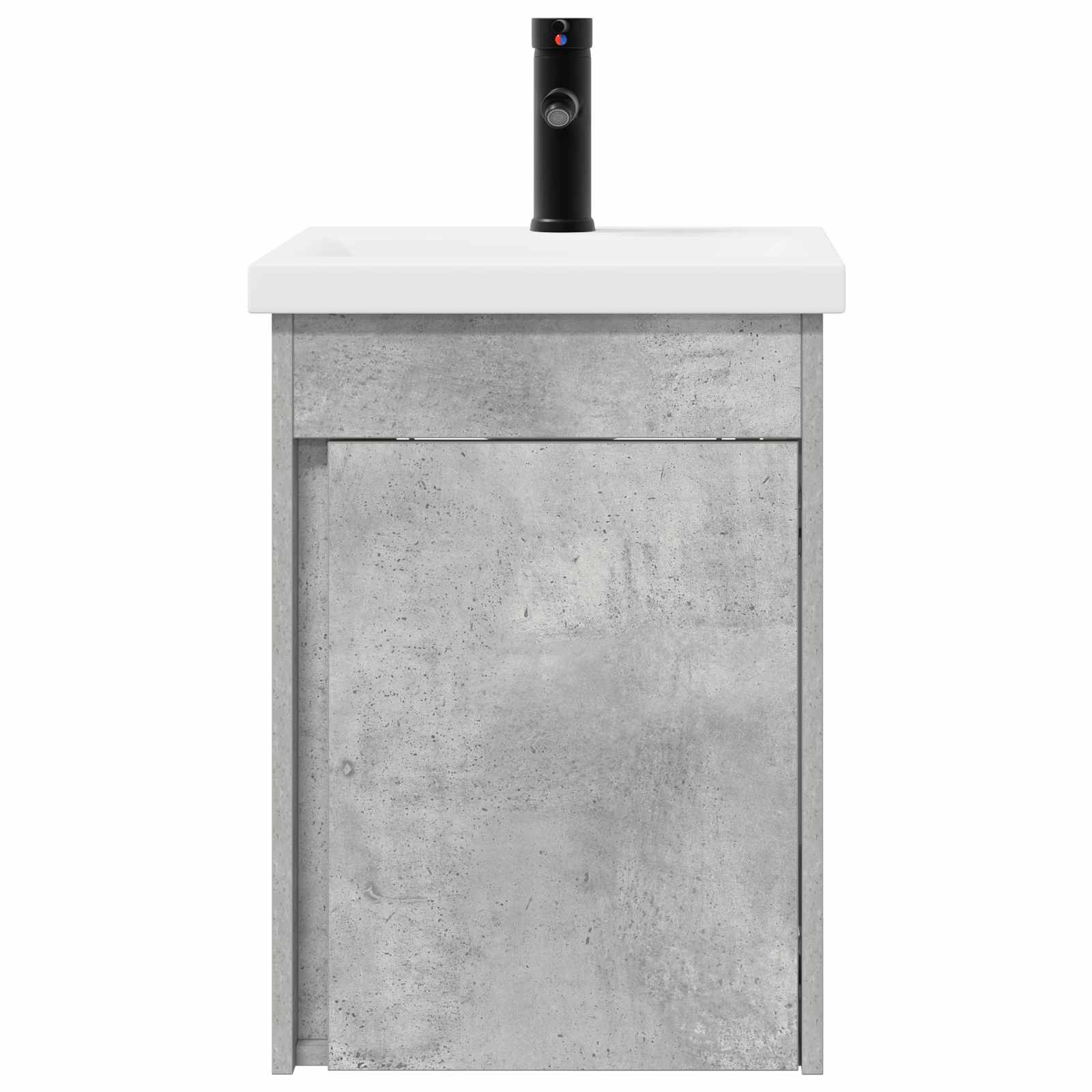 Meuble de salle de bain avec robinet Gris béton - XIOS