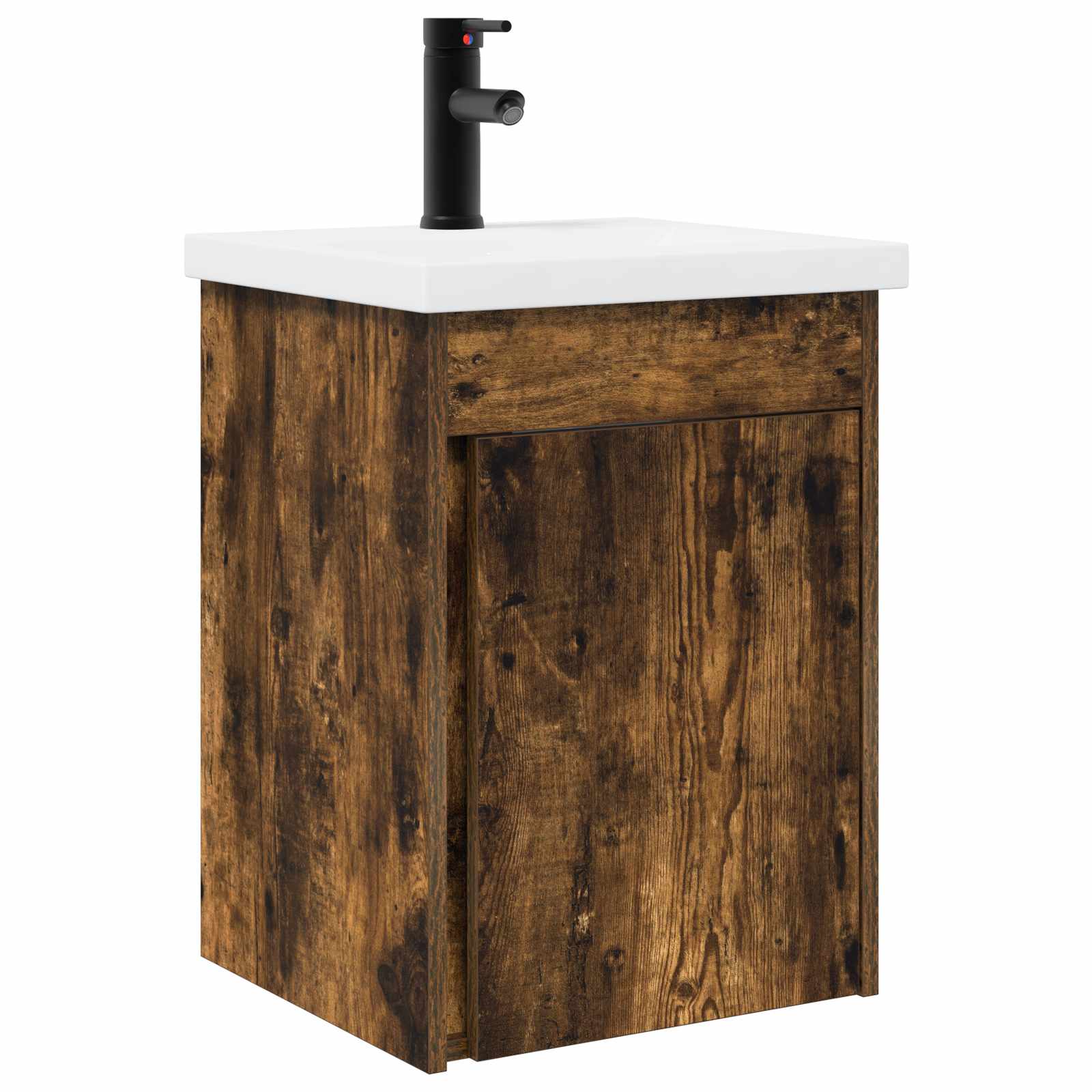 Meuble de salle de bain avec robinet Chêne fumé - XIOS
