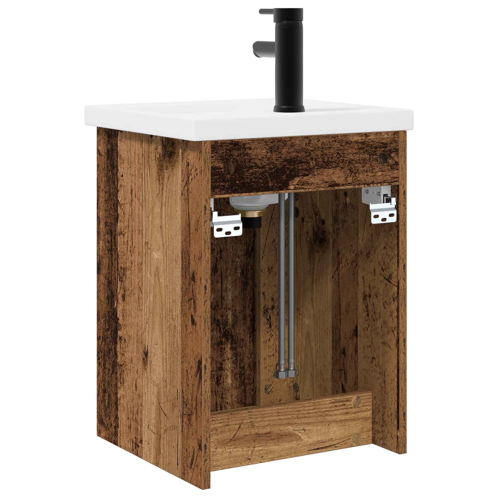 Meuble de salle de bain avec robinet Bois ancien - XIOS