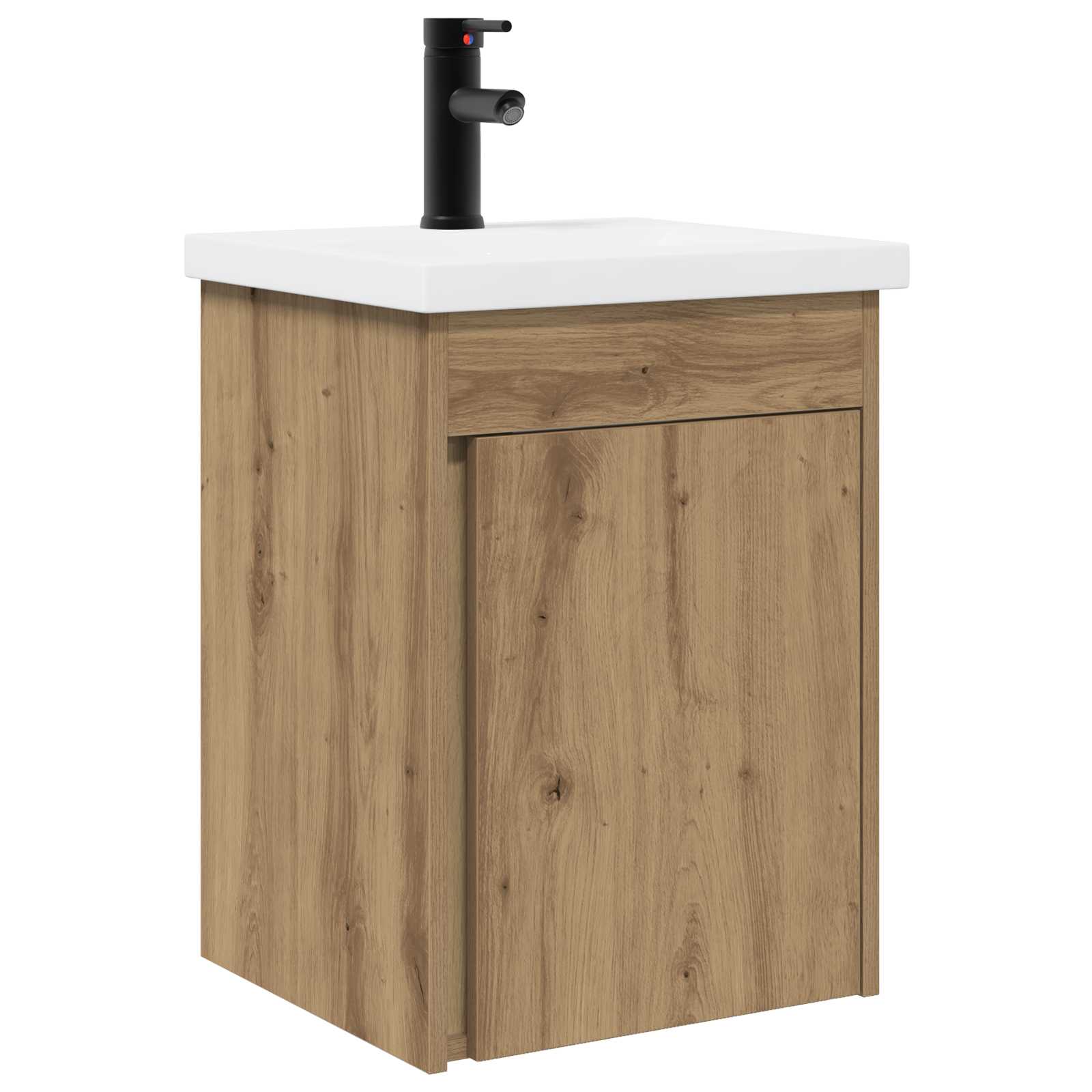 Meuble de salle de bain avec robinet Chêne artisanal - XIOS