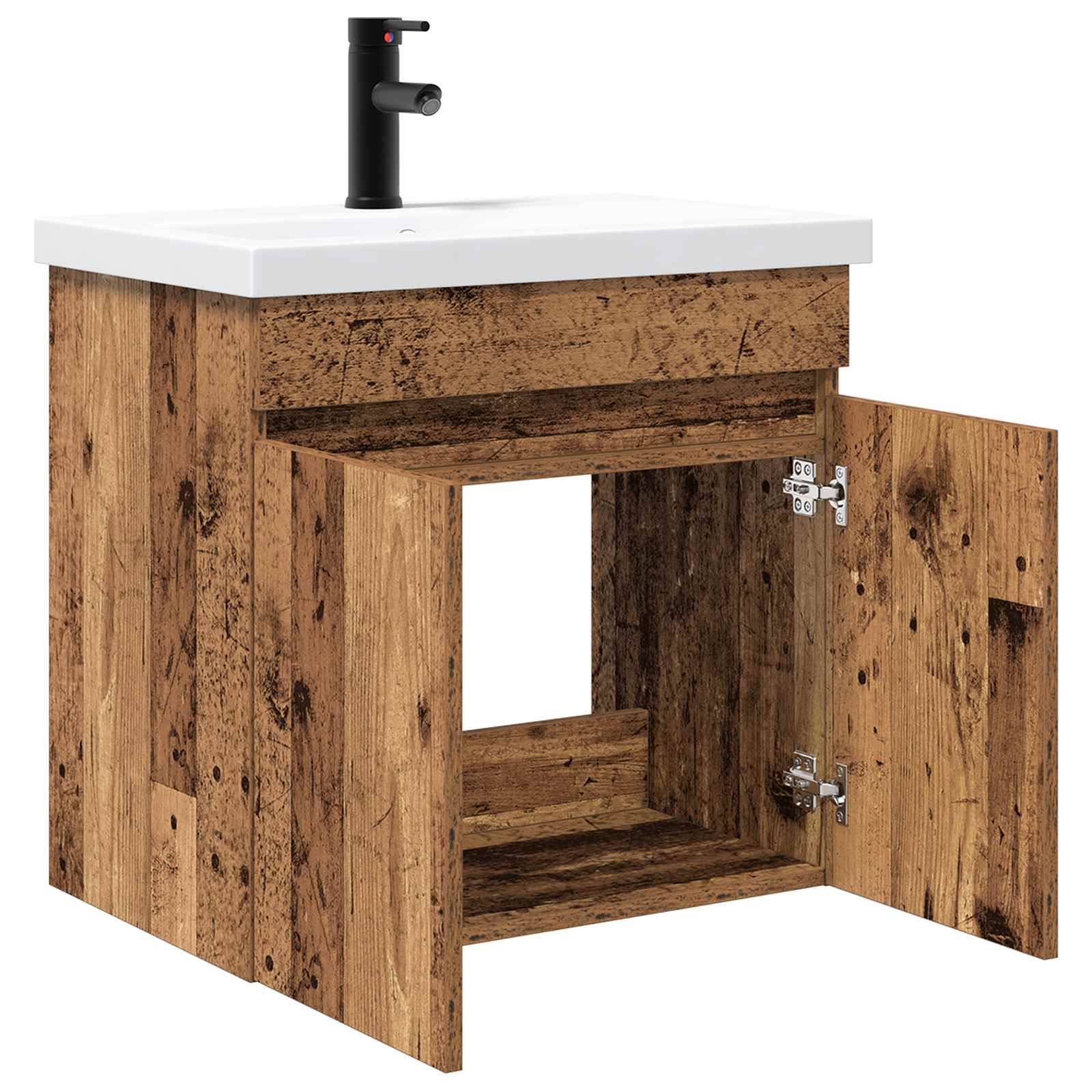 Meuble de salle de bain avec robinet Bois ancien - XIOS