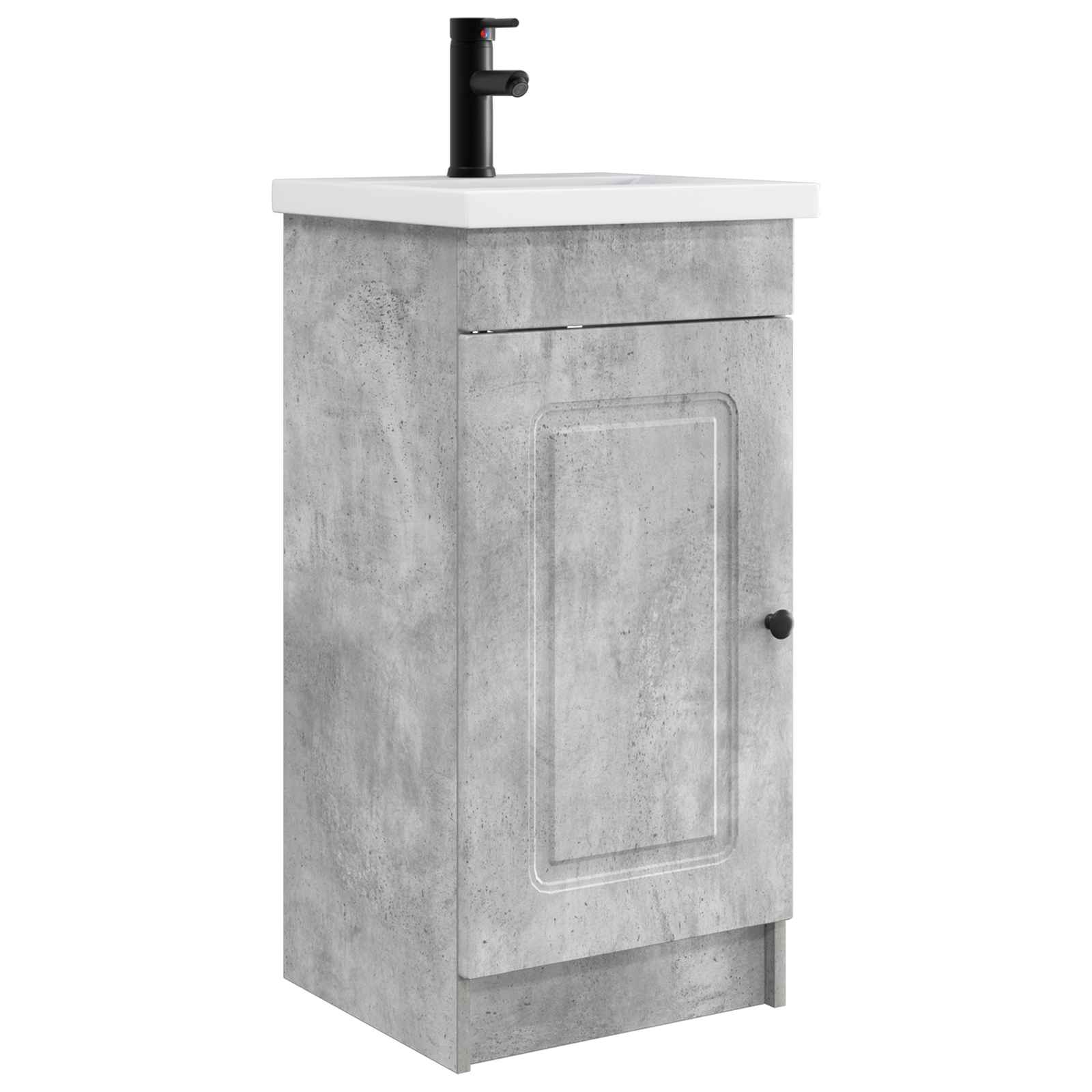 Meuble de salle de bain avec évier Gris béton 42 x 40 x 84,5 cm