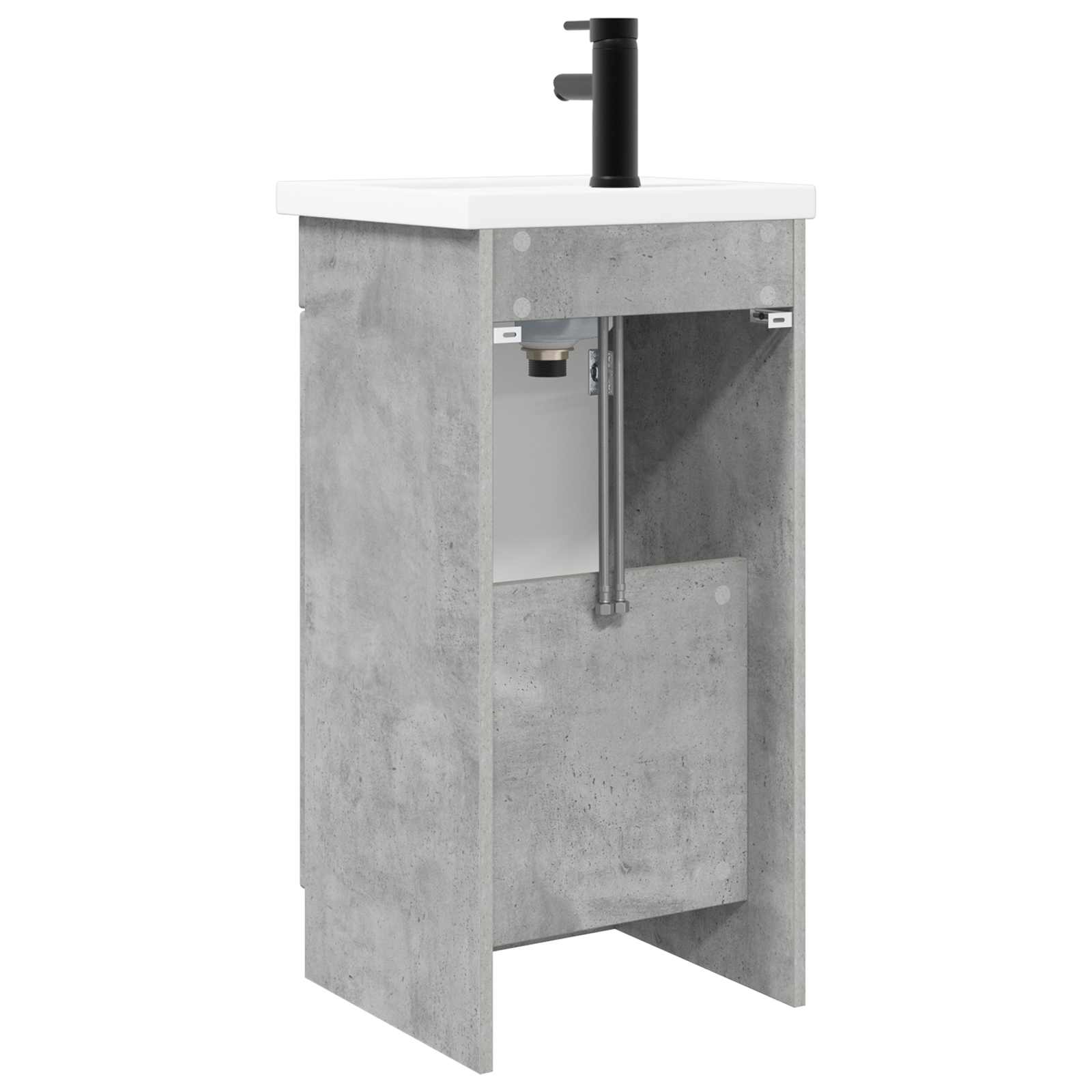 Meuble de salle de bain avec évier Gris béton 42 x 40 x 84,5 cm