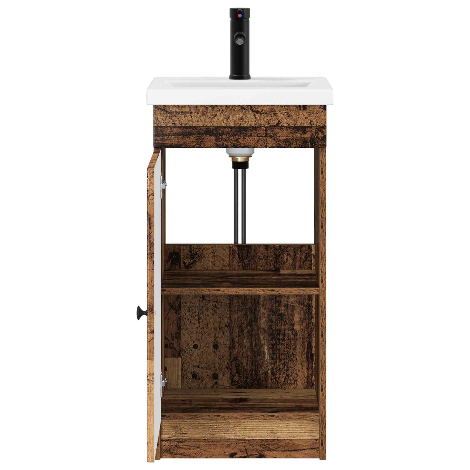 Meuble de salle de bain avec évier Bois ancien