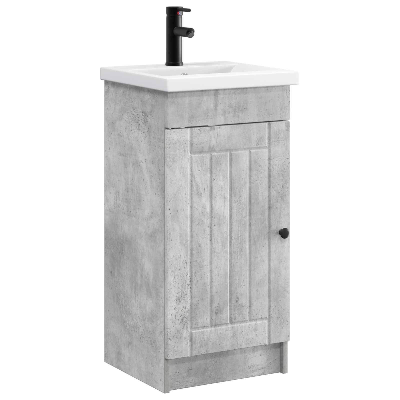 Meuble de salle de bain avec évier Gris béton 42 x 40 x 84,5 cm