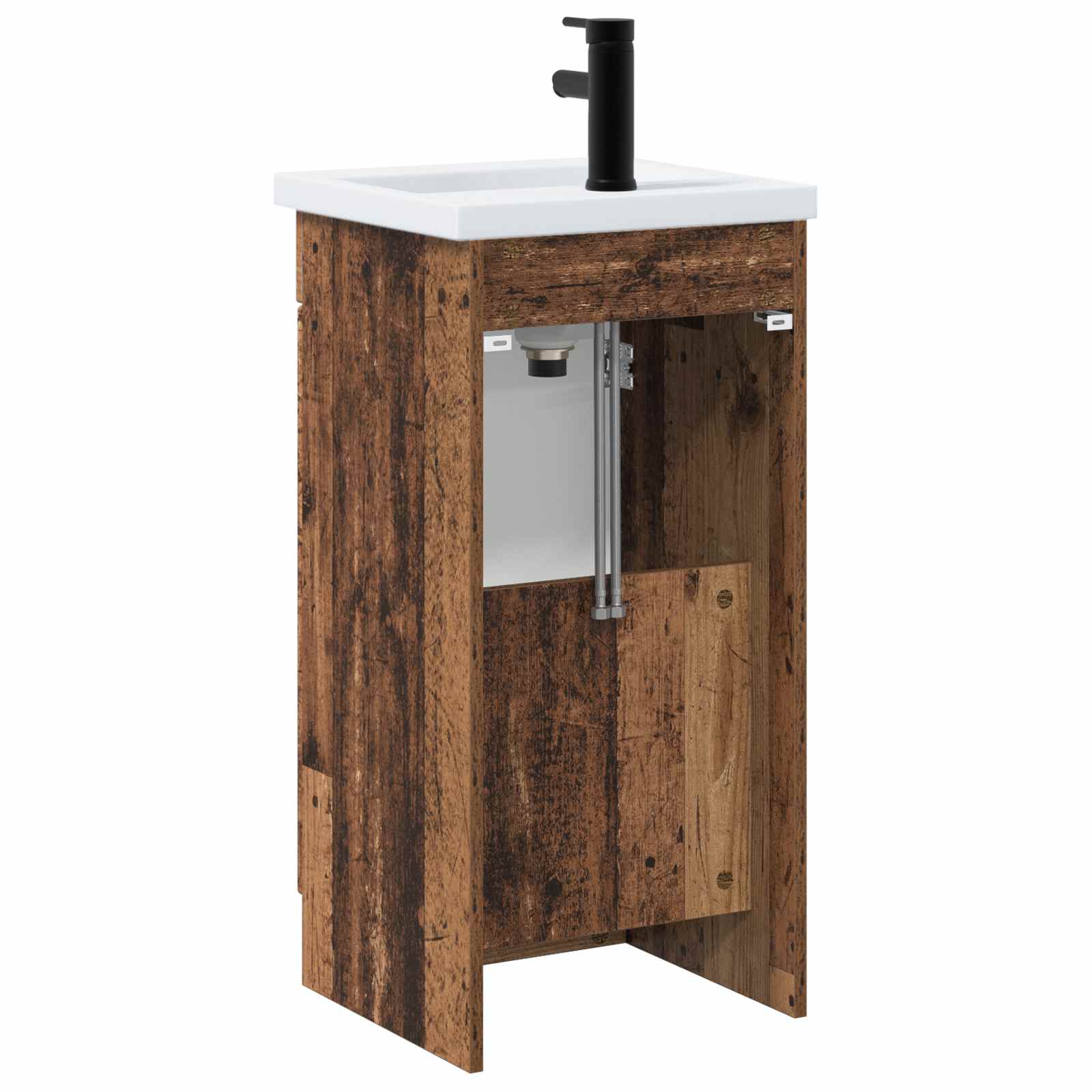 Meuble de salle de bain avec évier Bois ancien