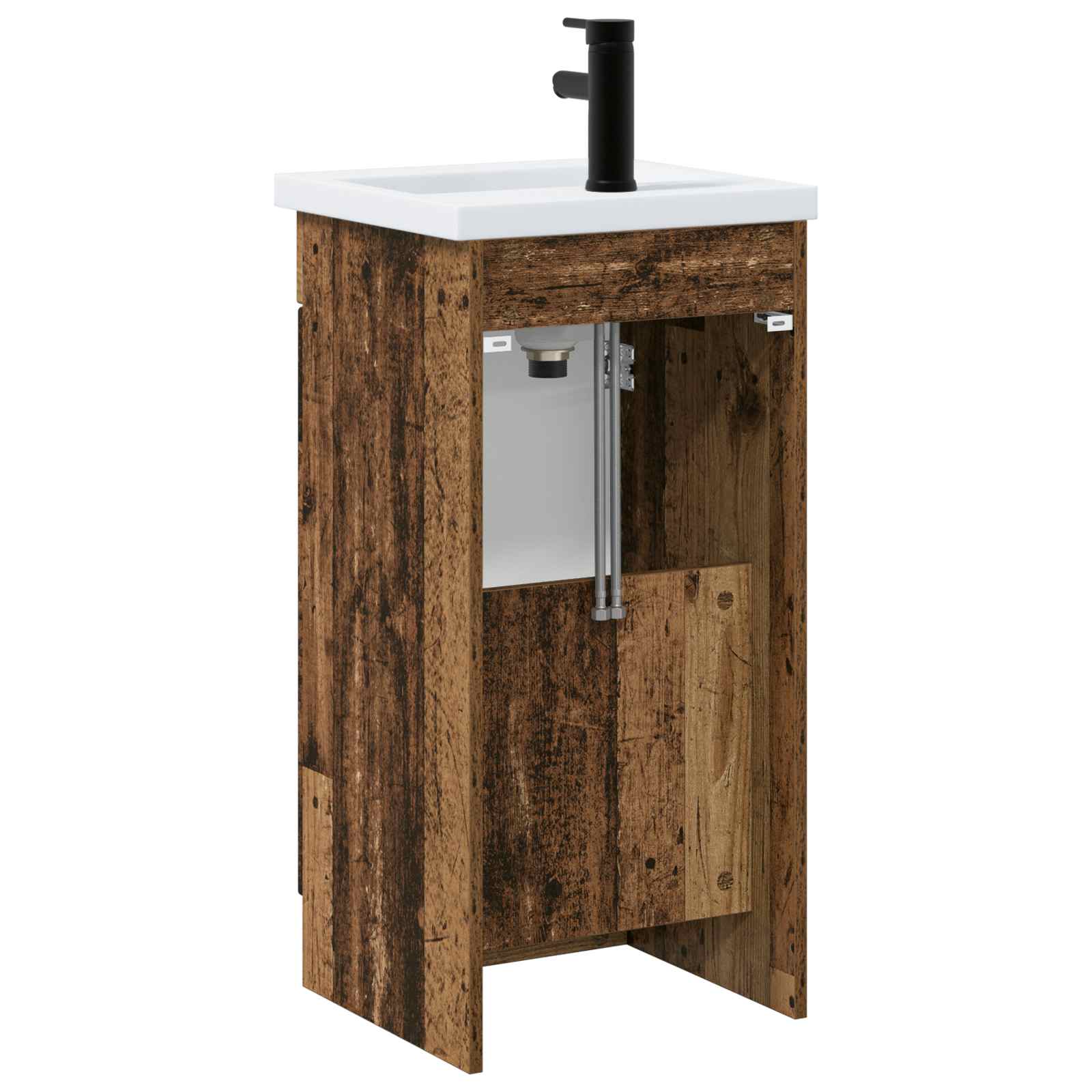 Meuble de salle de bain avec évier Bois ancien