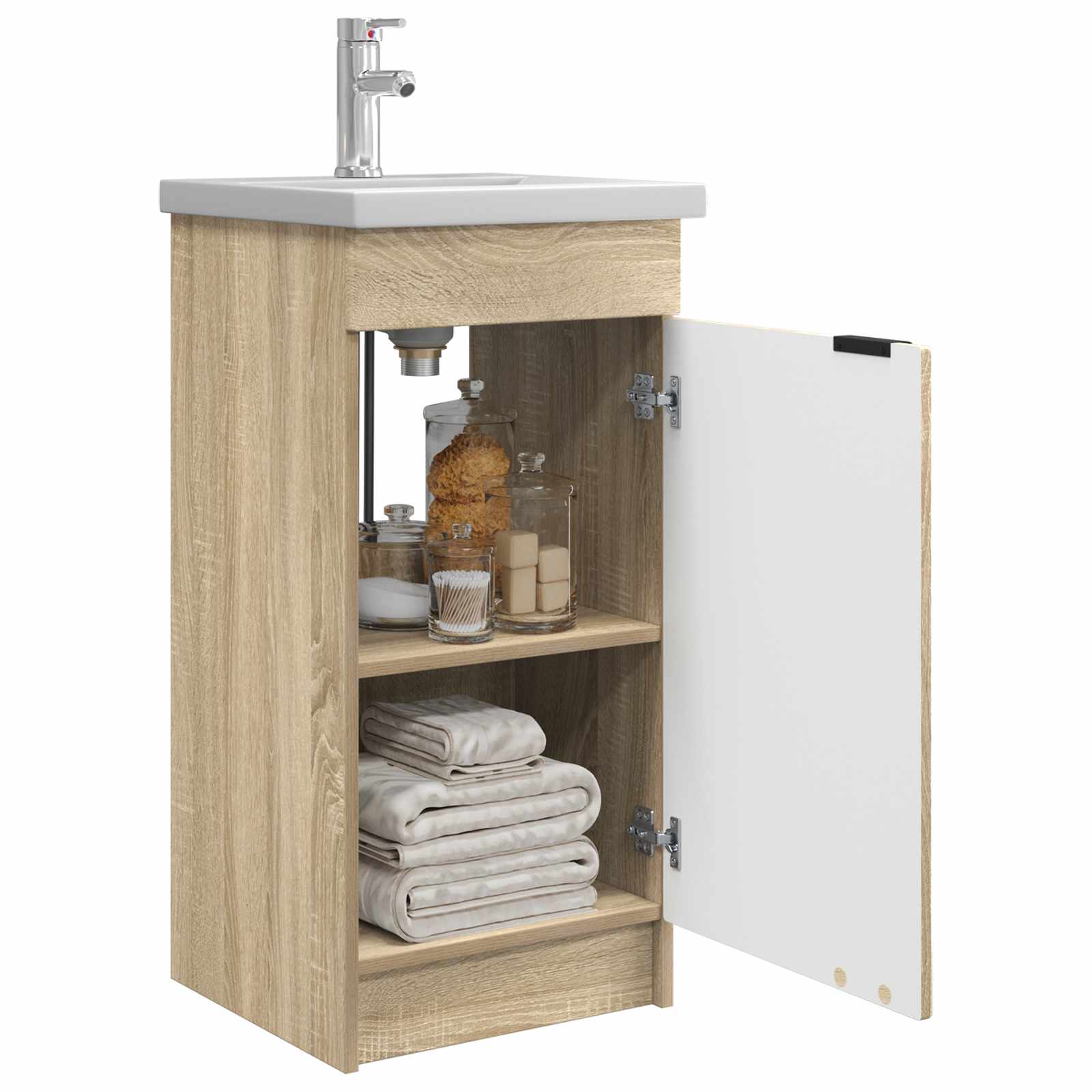Meuble de salle de bain avec évier Chêne Sonoma - XIOS