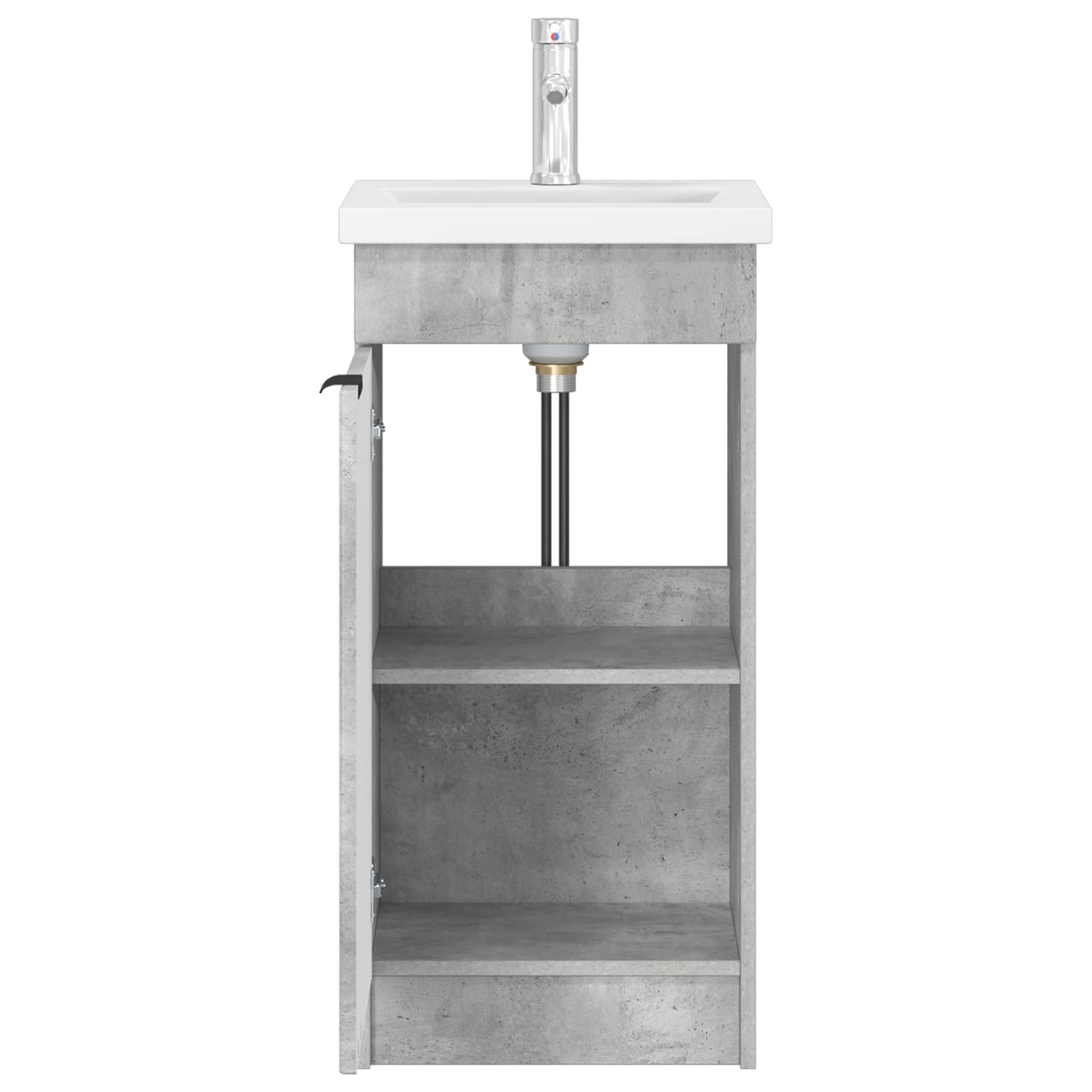 Meuble de salle de bain avec évier Gris béton 42 x 40 x 84,5 cm
