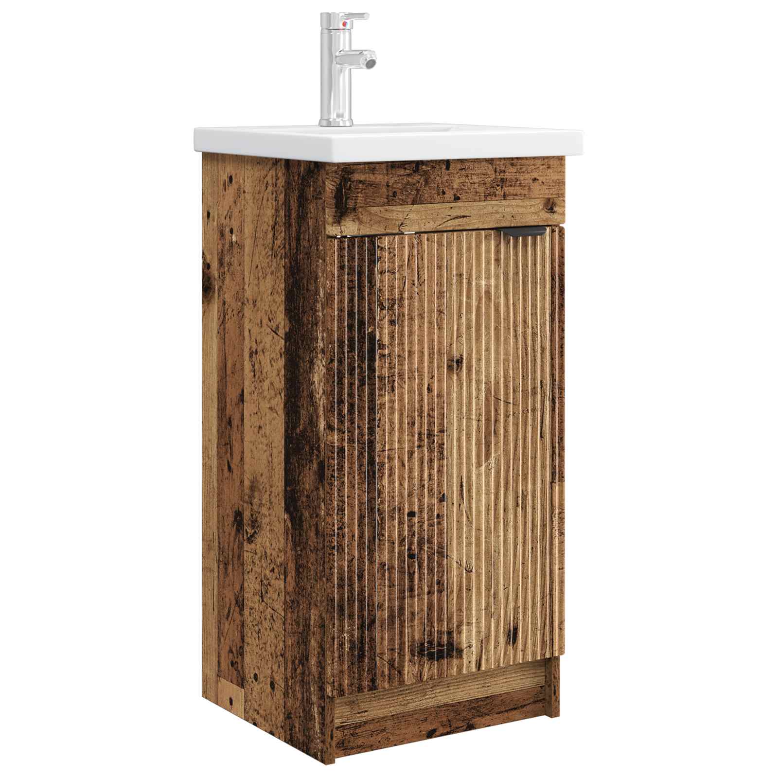 Meuble de salle de bain avec évier Bois ancien