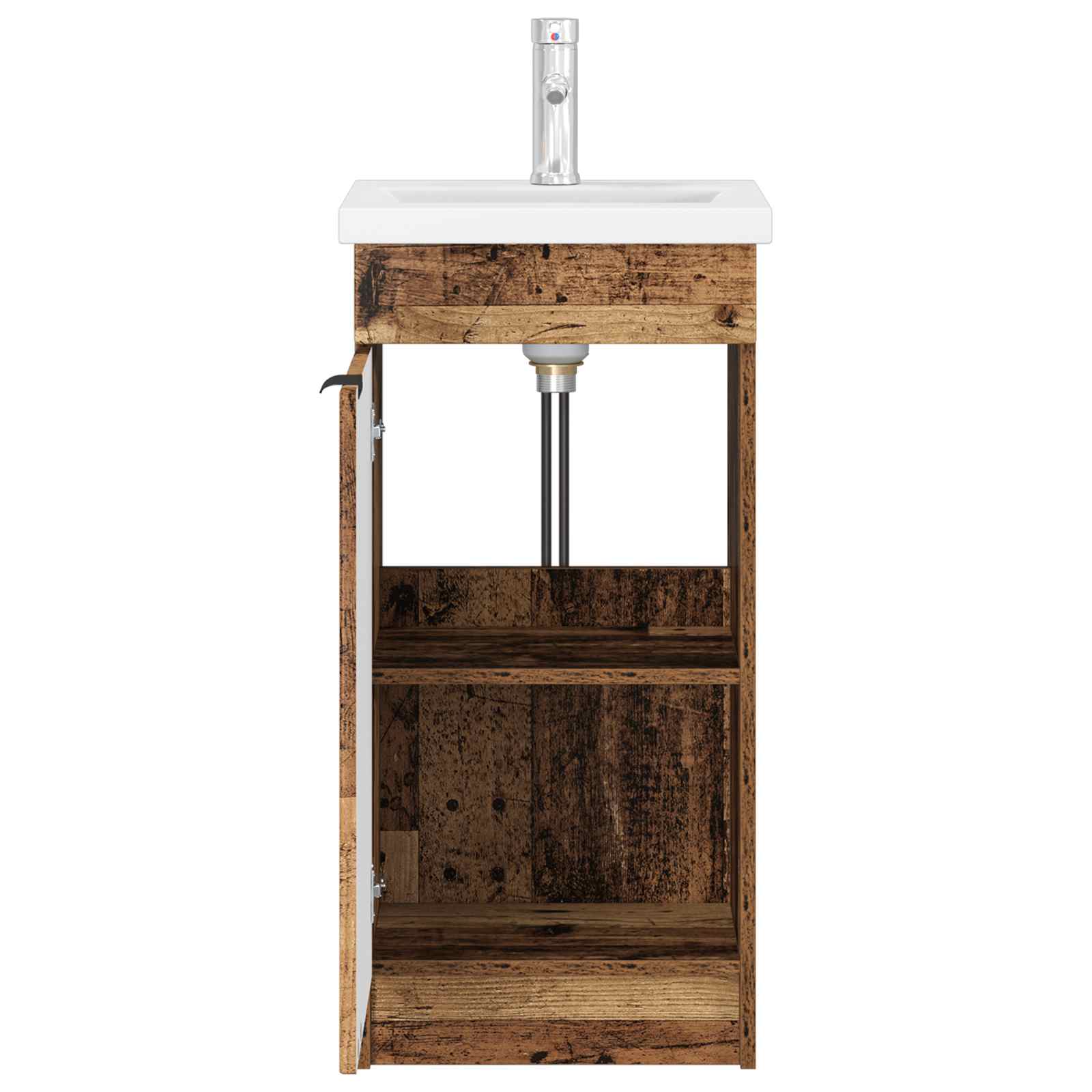 Meuble de salle de bain avec évier Bois ancien
