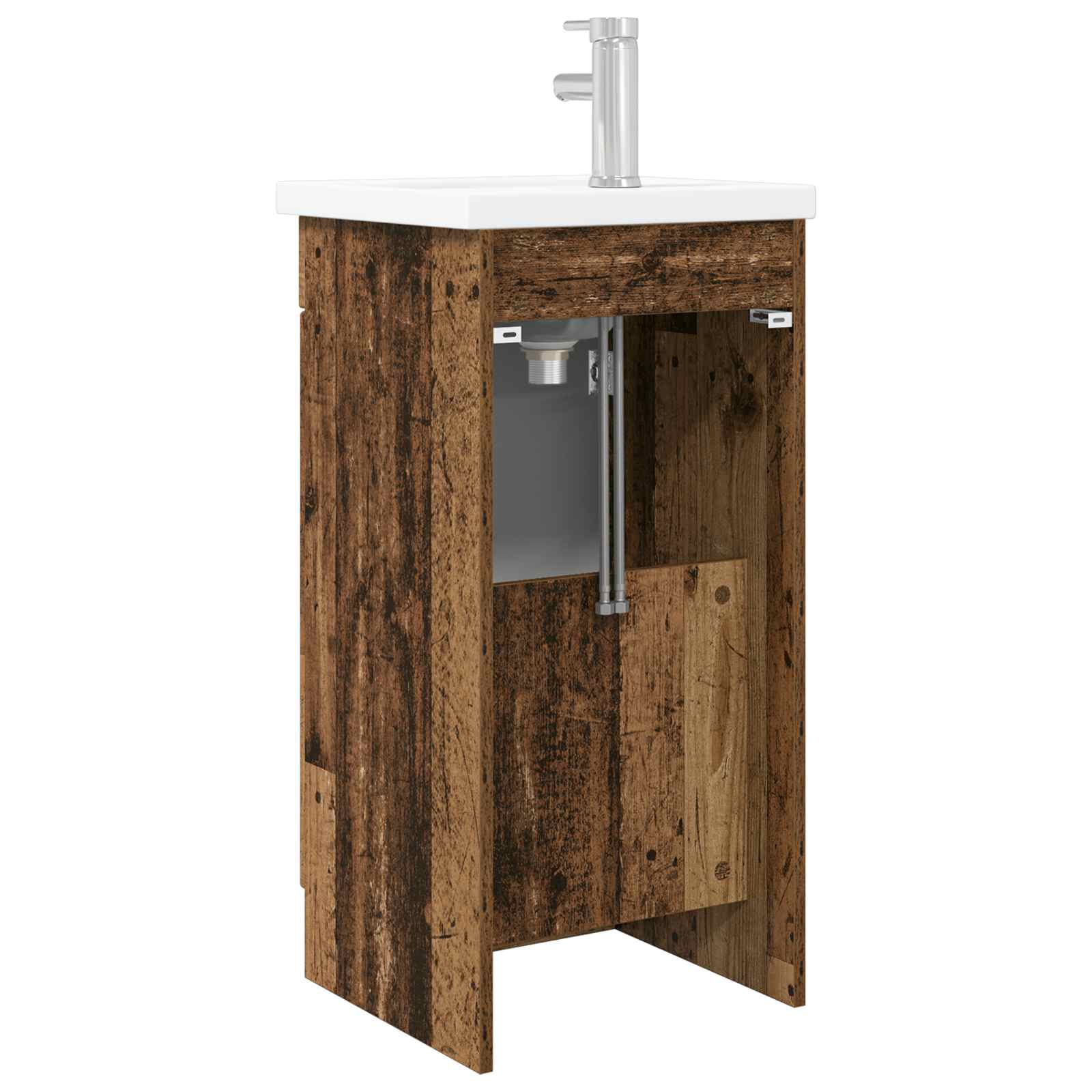 Meuble de salle de bain avec évier Bois ancien