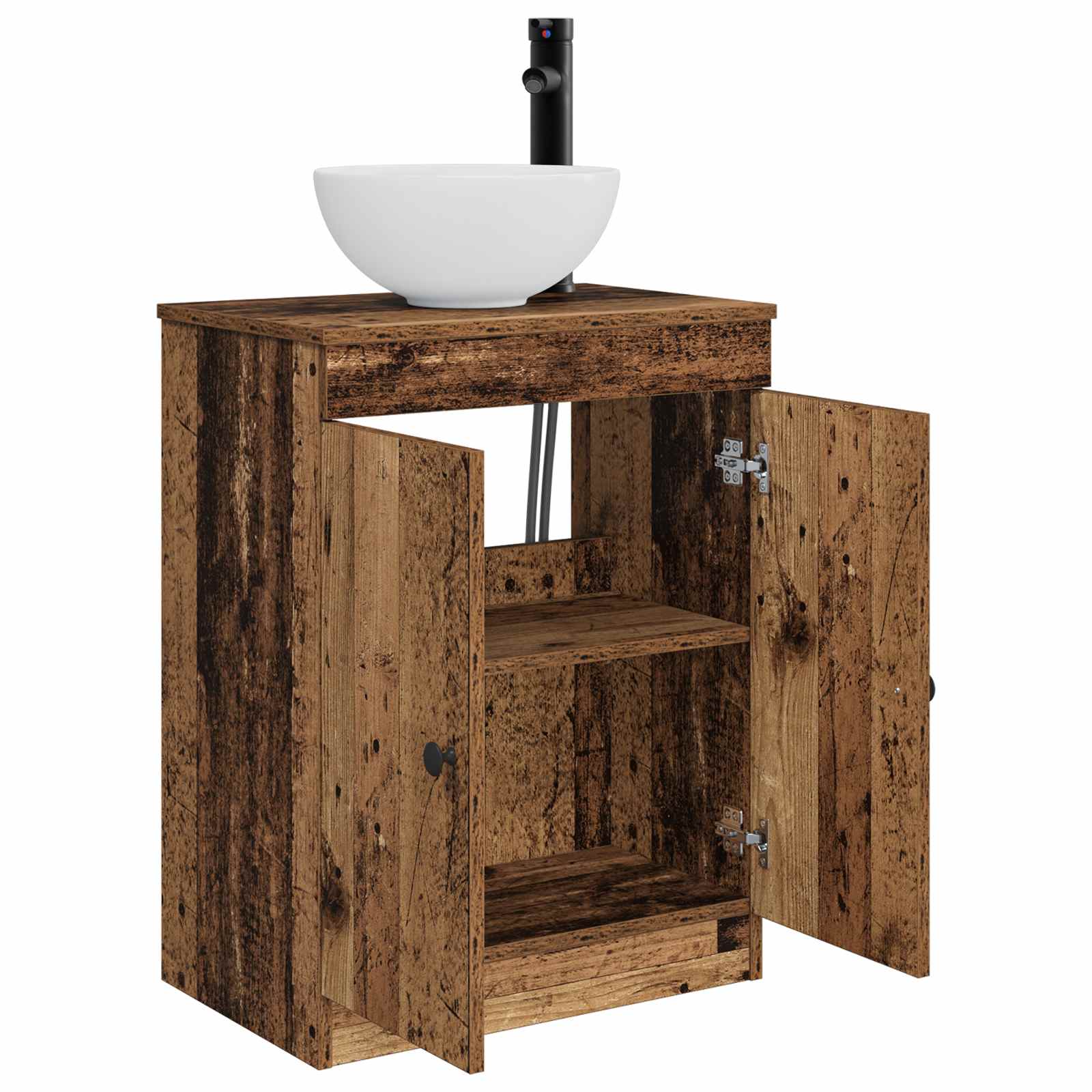 Meuble de salle de bain avec évier Bois ancien 54 x 35 x 83 cm - XIOS