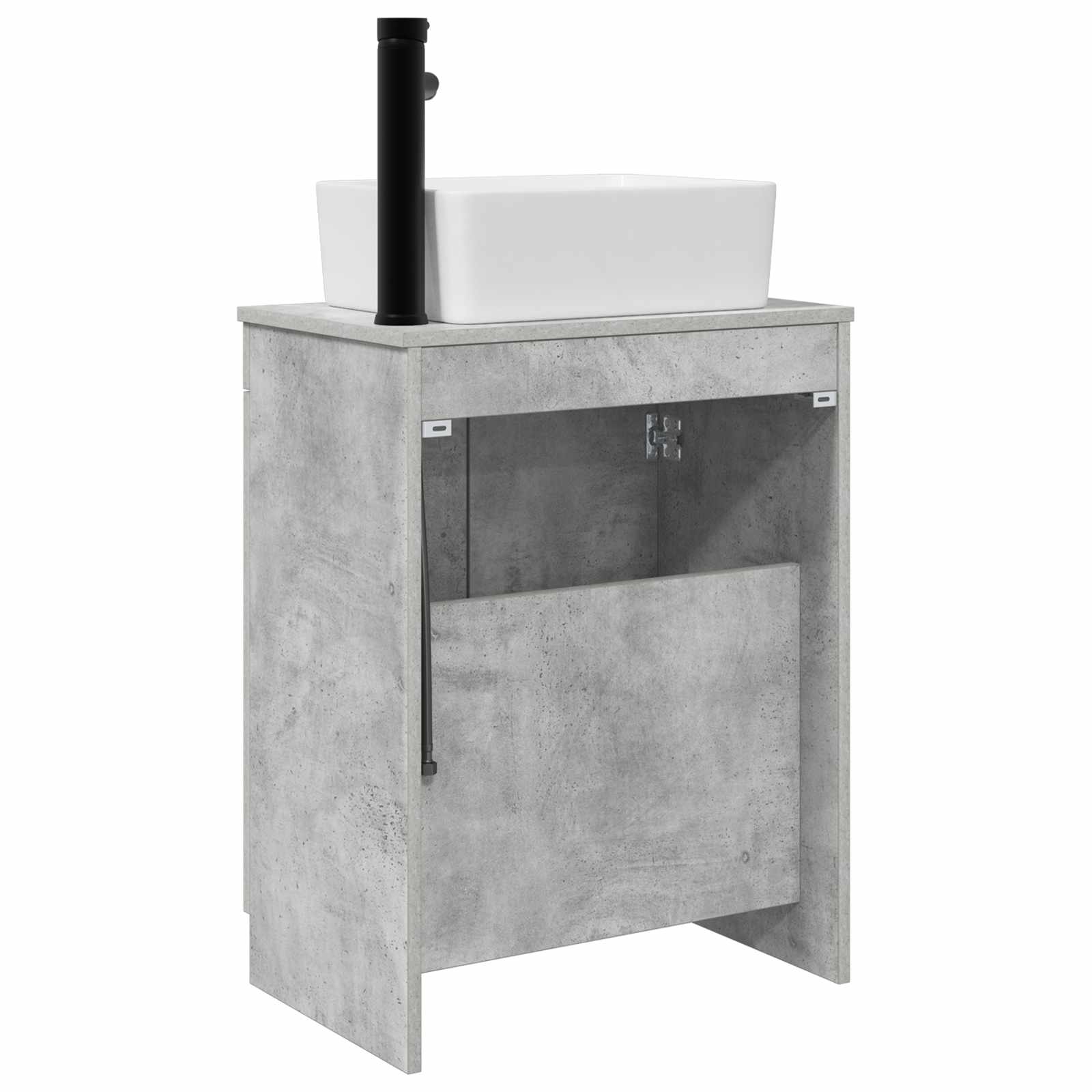 Meuble de salle de bain avec évier Gris béton 54 x 35 x 83 cm