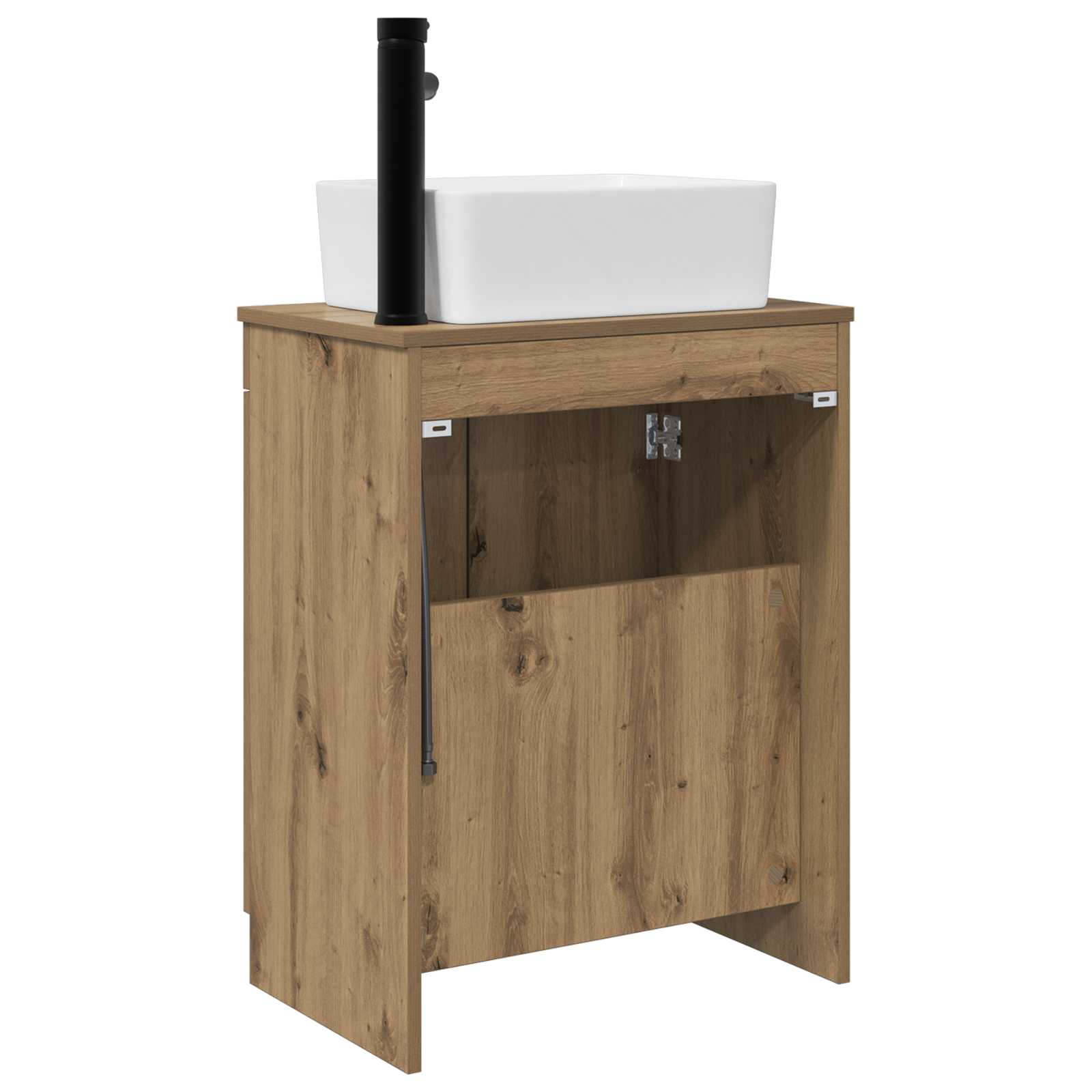 Meuble de salle de bain avec évier Chêne artisanal
