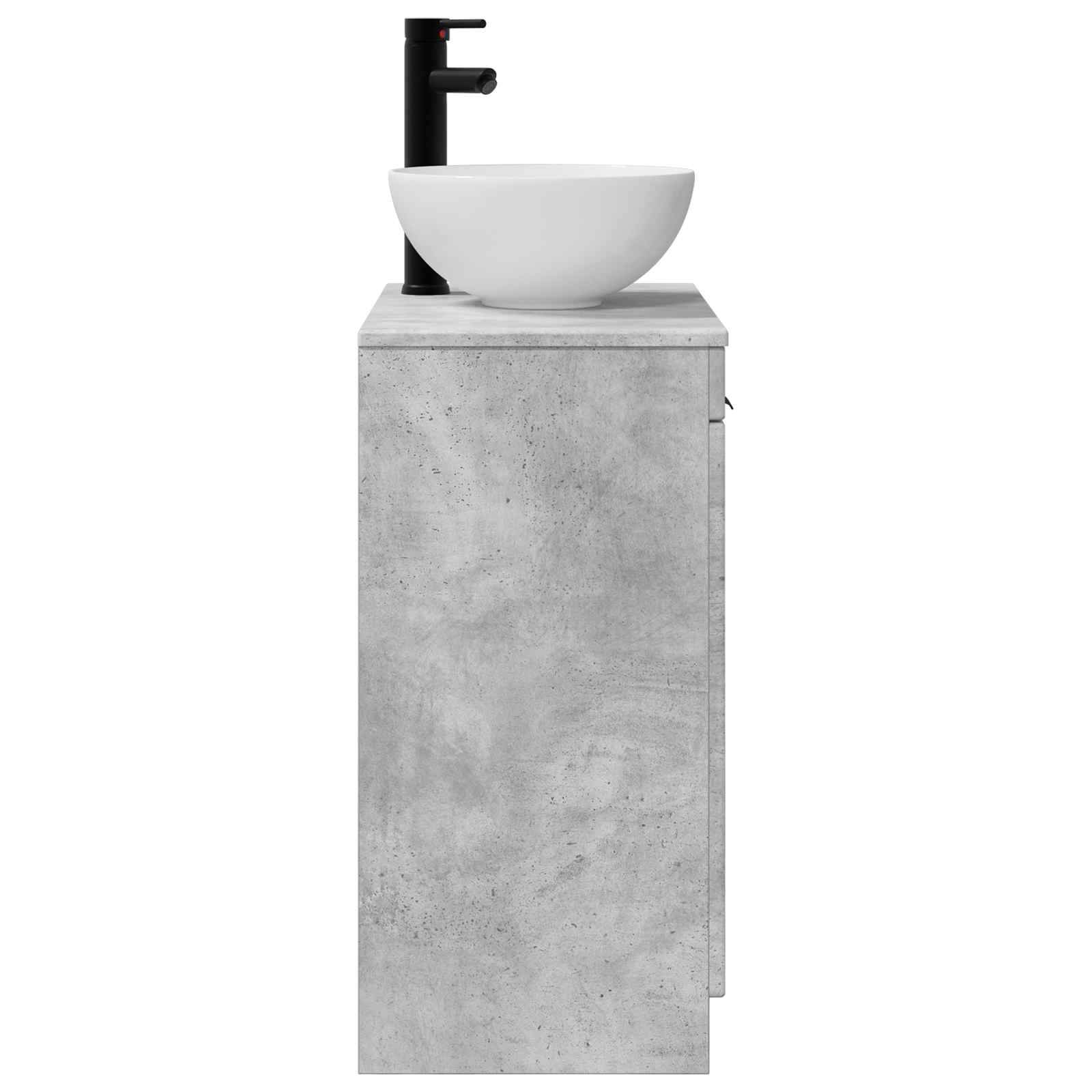 Meuble de salle de bain avec évier Gris béton 54 x 35 x 83 cm