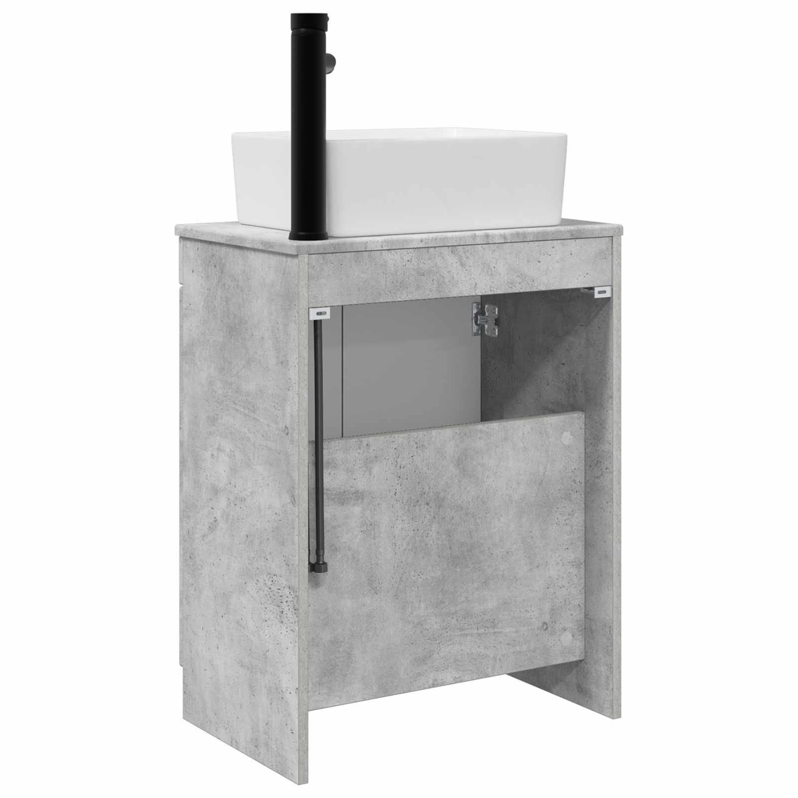 Meuble de salle de bain avec évier Gris béton 54 x 35 x 83 cm
