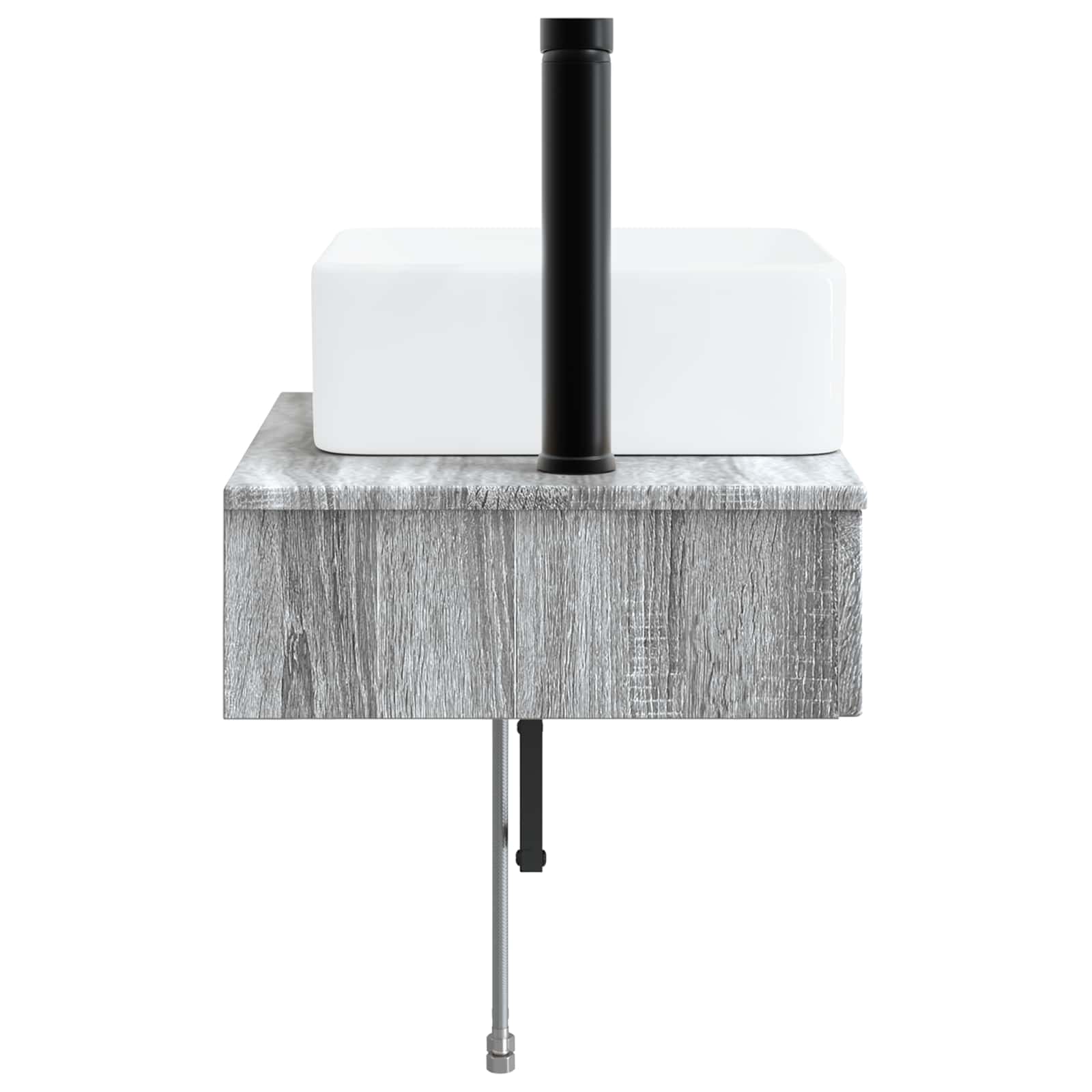 Basin de lavage mural Sonoma gris 50 x 41 x 39 cm