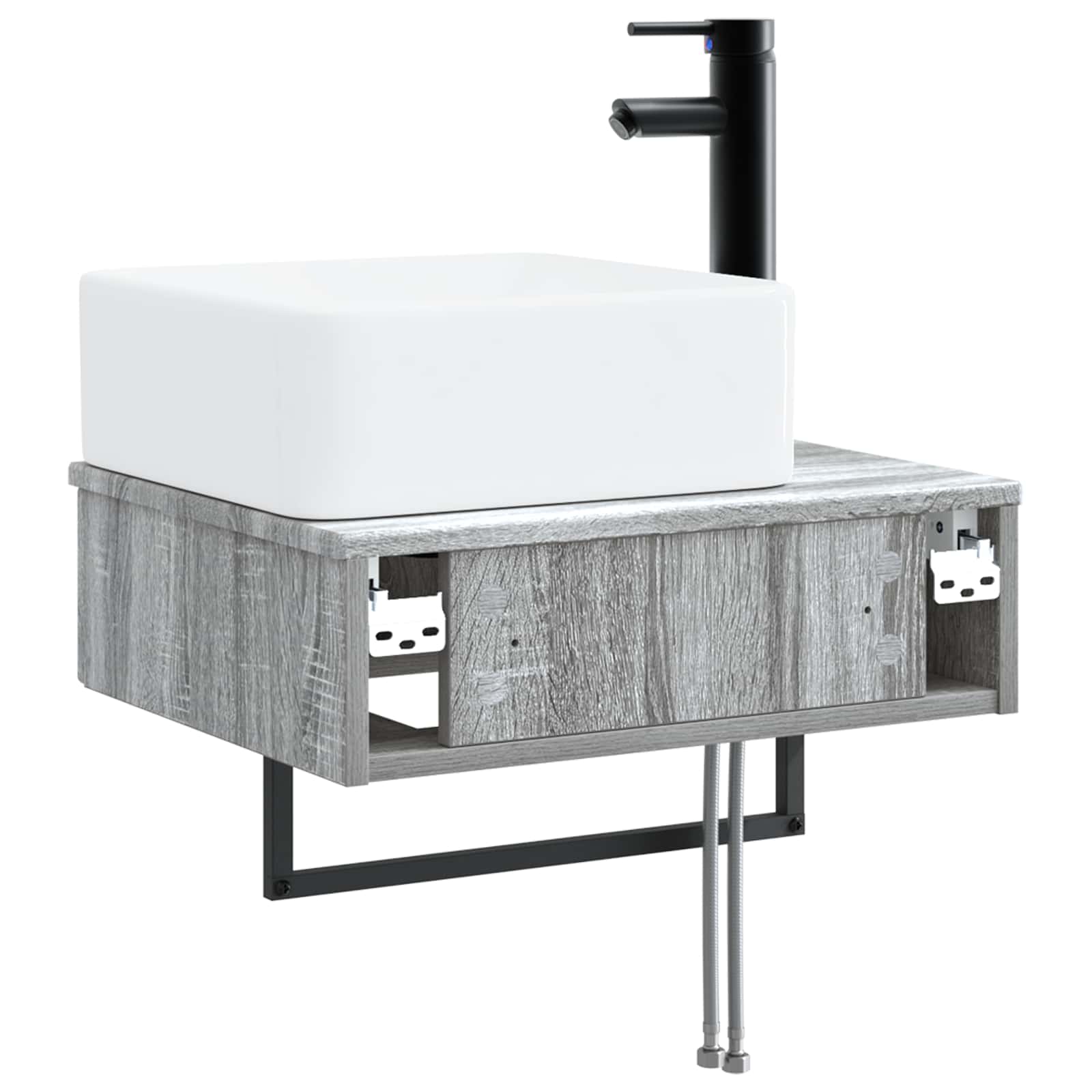 Basin de lavage mural Sonoma gris 53 x 35 x 39 cm