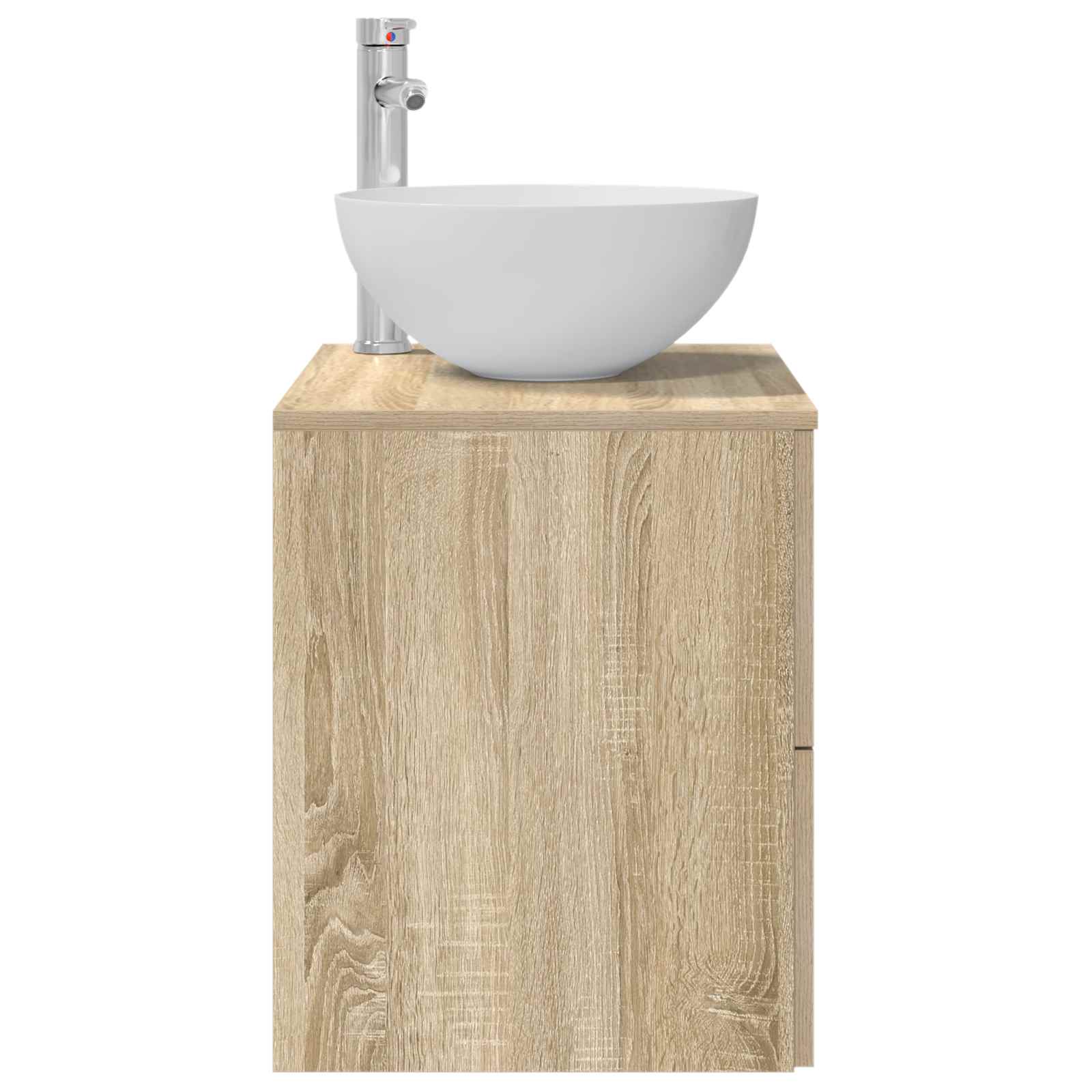Meuble lavabo mural Chêne Sonoma 49,5 x 35 x 63 cm