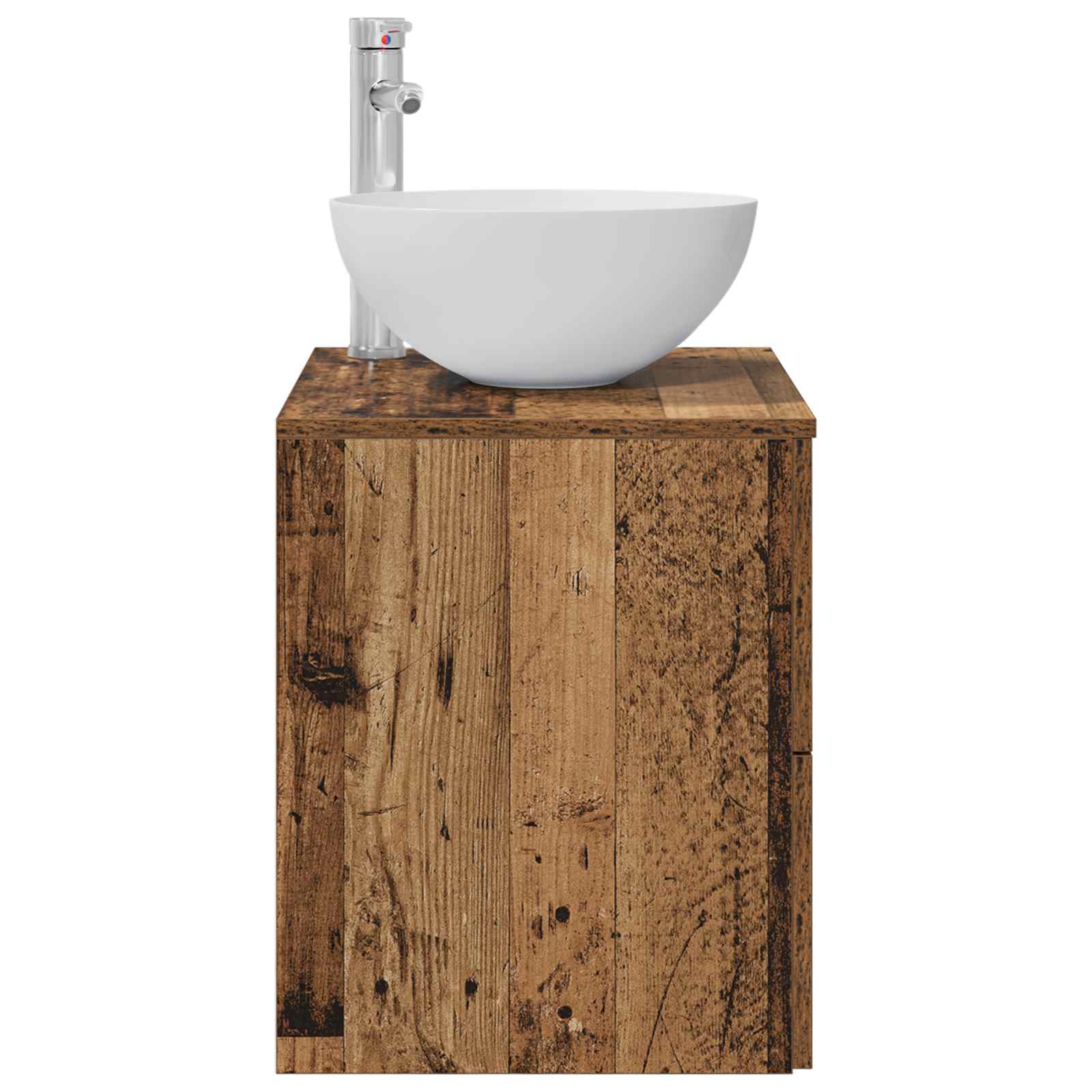 Meuble lavabo mural Bois ancien 49,5 x 35 x 63 cm