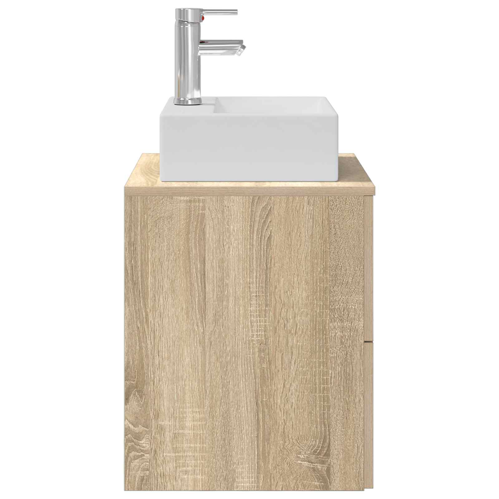Vanité de lavabo mural Chêne Sonoma 49,5 x 41 x 62,5 cm