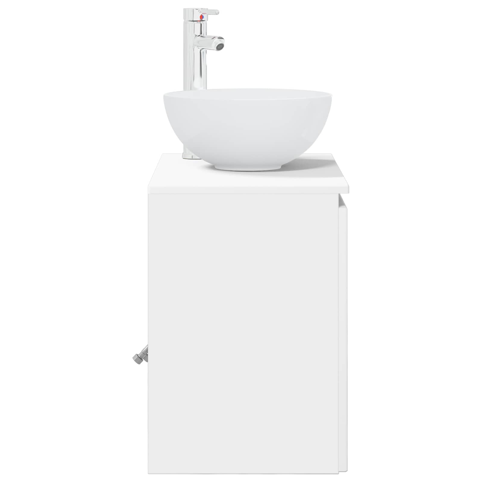 Vanité de lavabo mural Blanc 49,5 x 41 x 64,5 cm