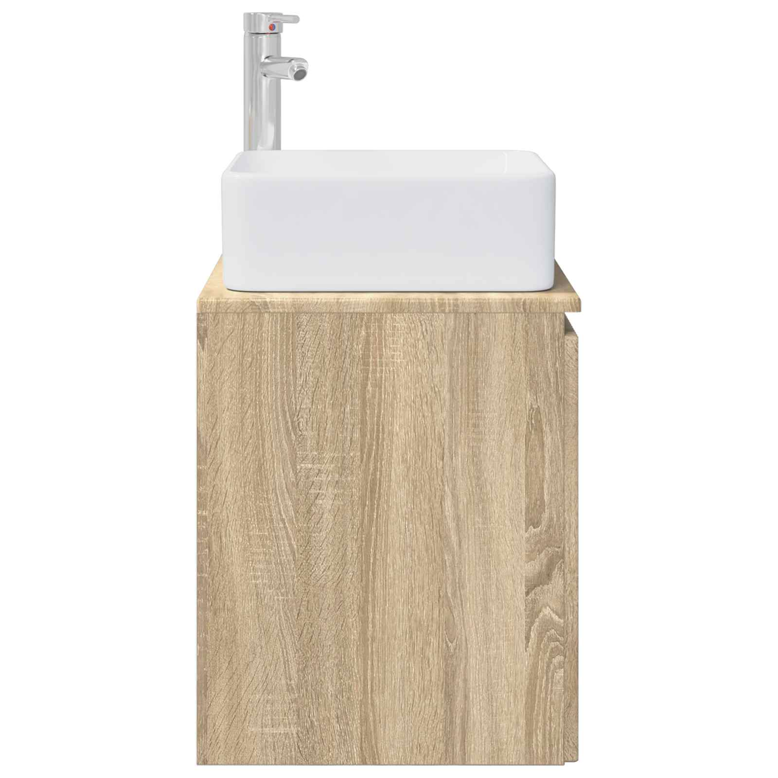 Vanité de lavabo mural Chêne Sonoma 49,5 x 41 x 63 cm