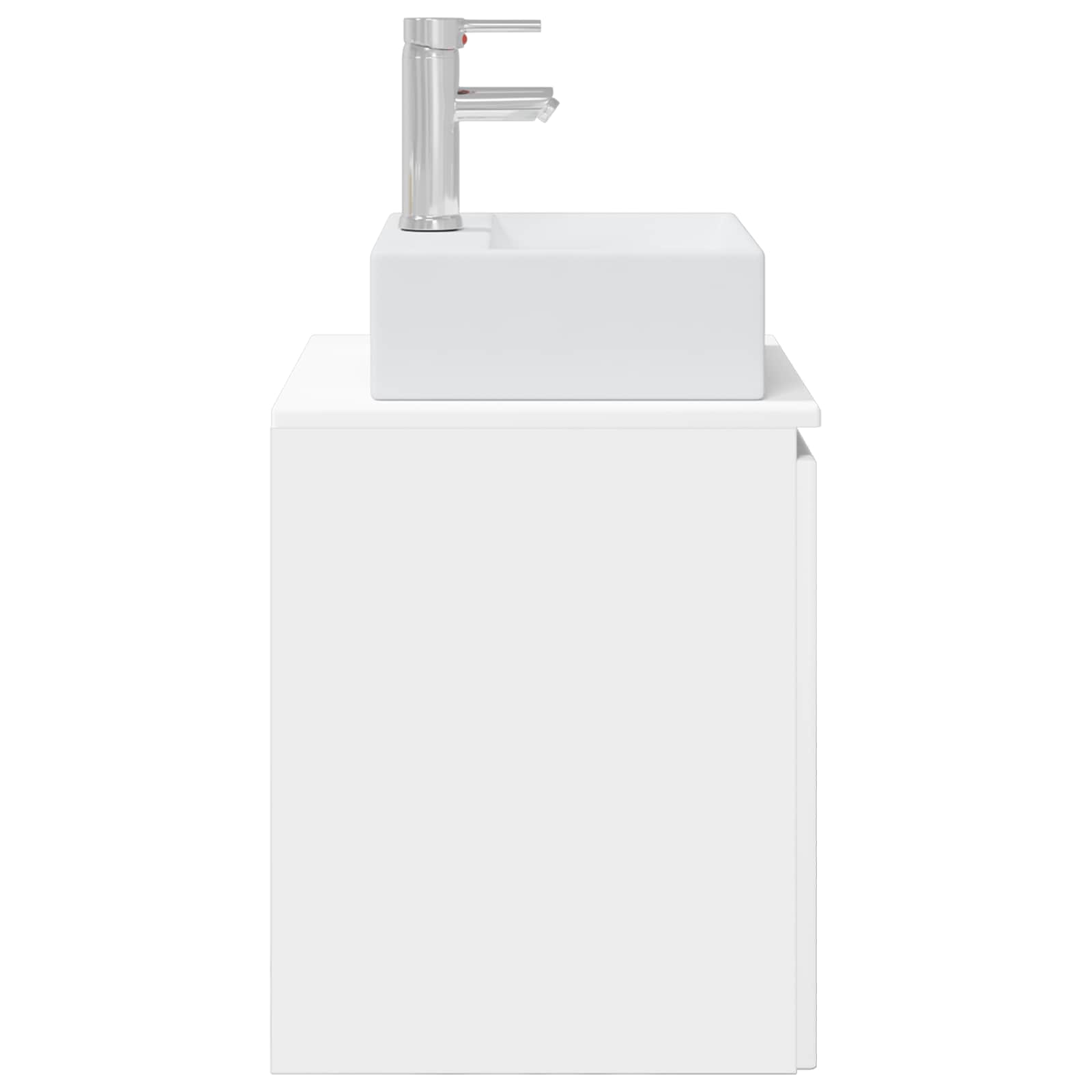 Vanité de lavabo mural Blanc 49,5 x 41 x 62,5 cm