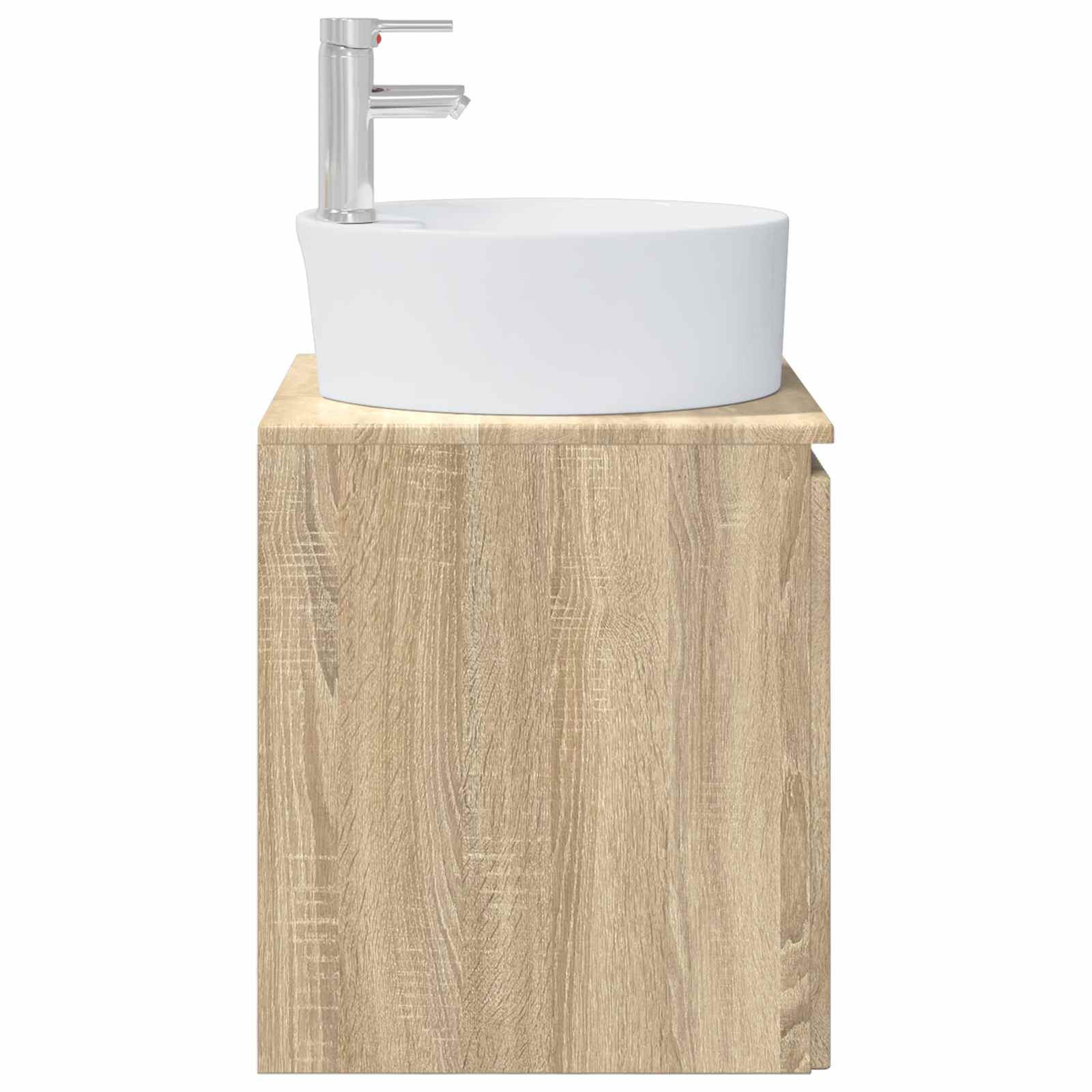 Vanité de lavabo mural Chêne Sonoma 49,5 x 44,5 x 65 cm
