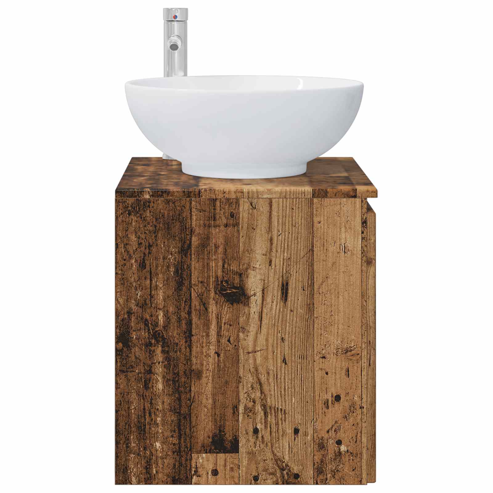 Vanité de lavabo mural Bois ancien 49,5 x 44,5 x 65 cm - XIOS