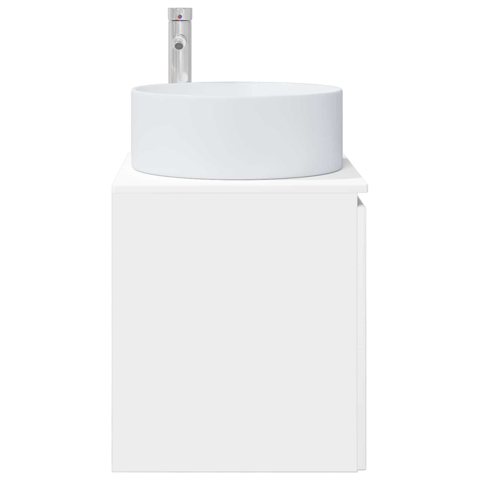 Meuble de lavabo mural Blanc 49,5 x 44,5 x 65,5 cm